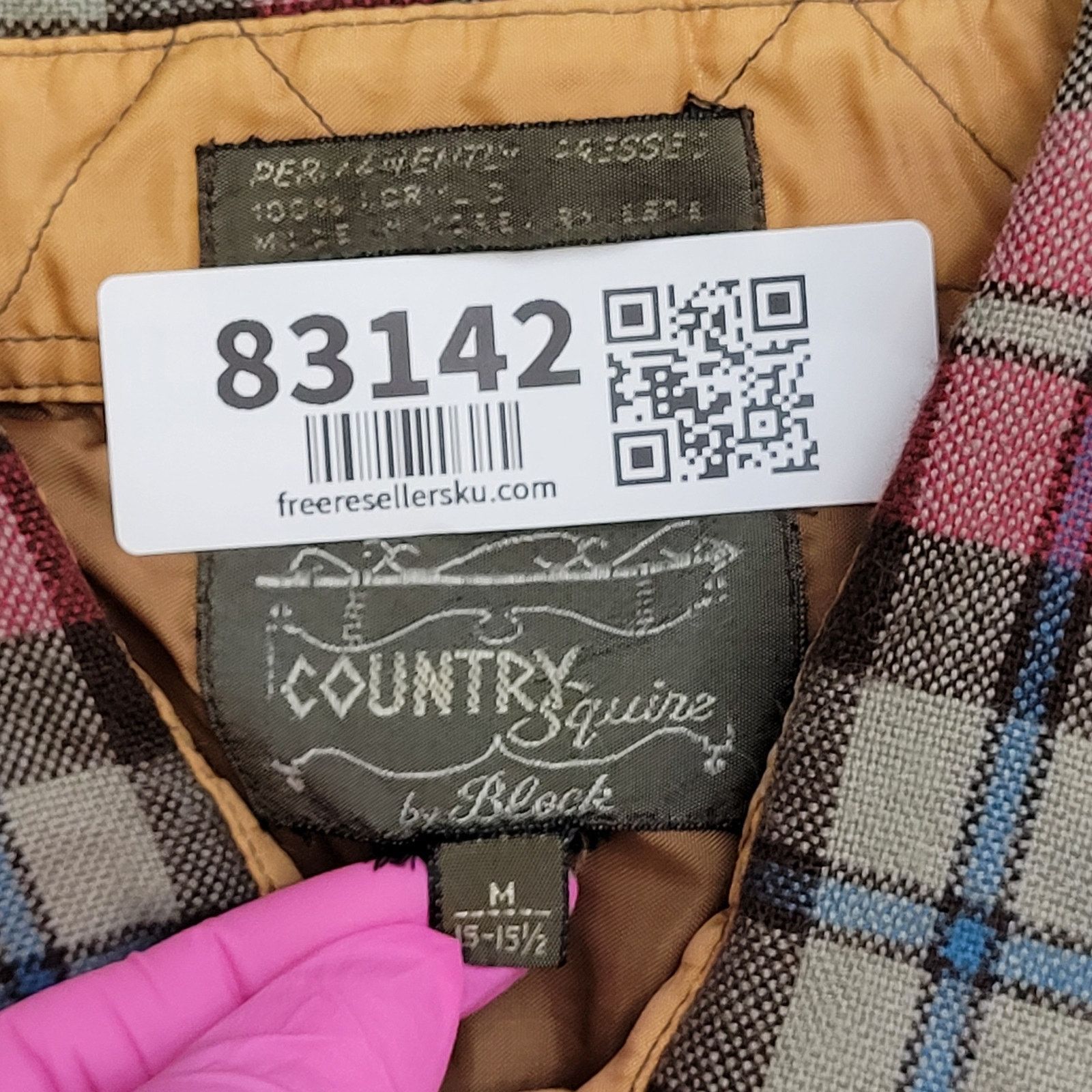 Vintage VTG Country-Squire By Block Plaid Shirt Medium 15.5 Acrylic Size US M / EU 48-50 / 2 - 9 Thumbnail
