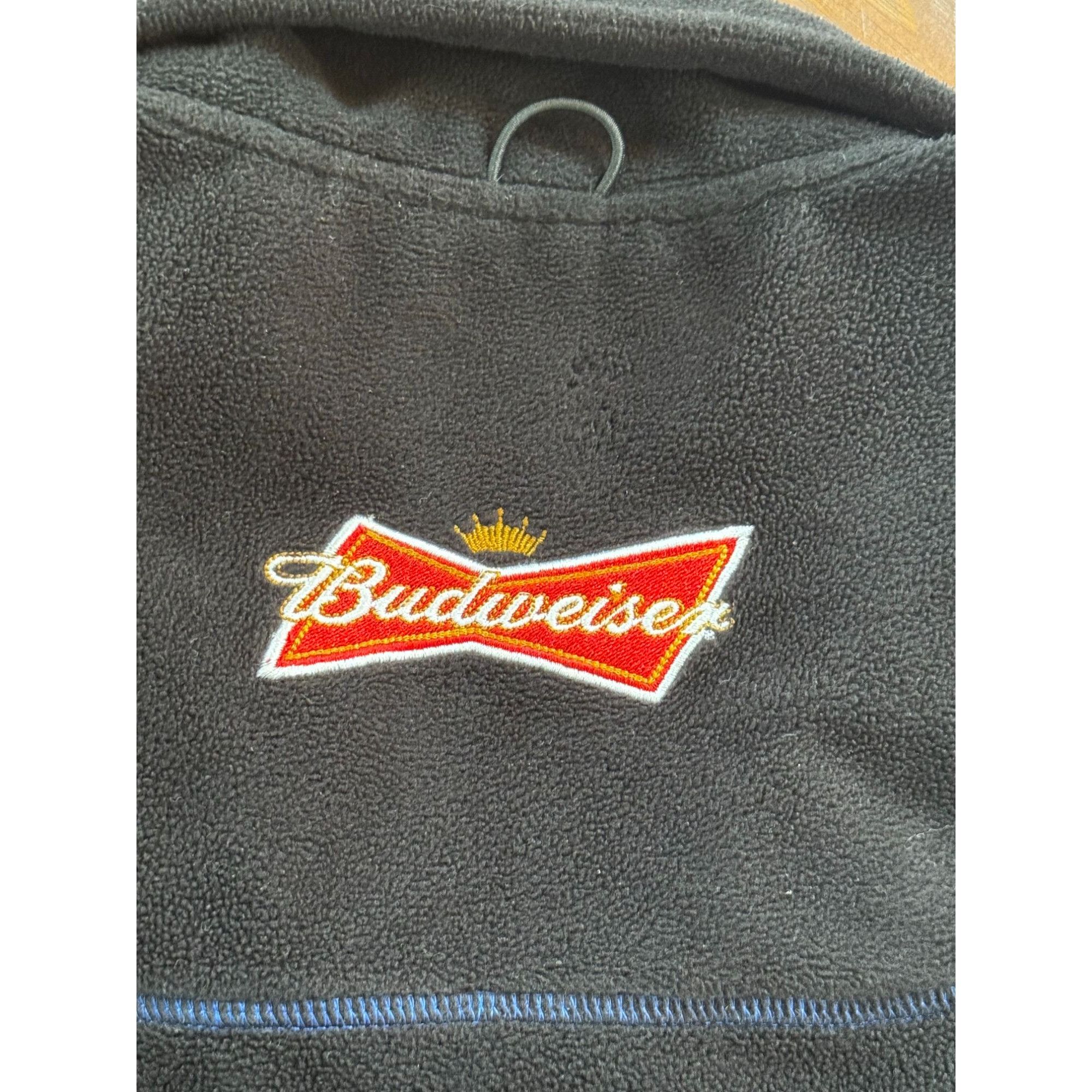 Budweiser Vintage Budweiser Bud Light Fleece Zip up jacket Large embro Size US L / EU 52-54 / 3 - 5 Thumbnail