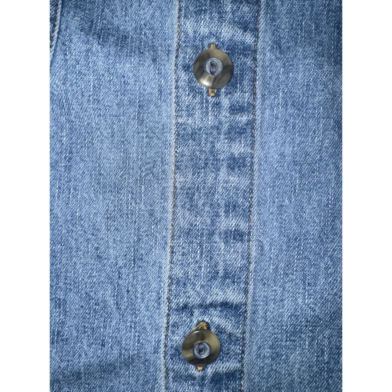 Quiksilver VINTAGE Quiksilver Denim Chore Jacket Salt Water Wash Blue Men’s Large 23x25 Jacket Denim Workwear Trucker Cotton Bill? Size US L / EU 52-54 / 3 - 3 Thumbnail