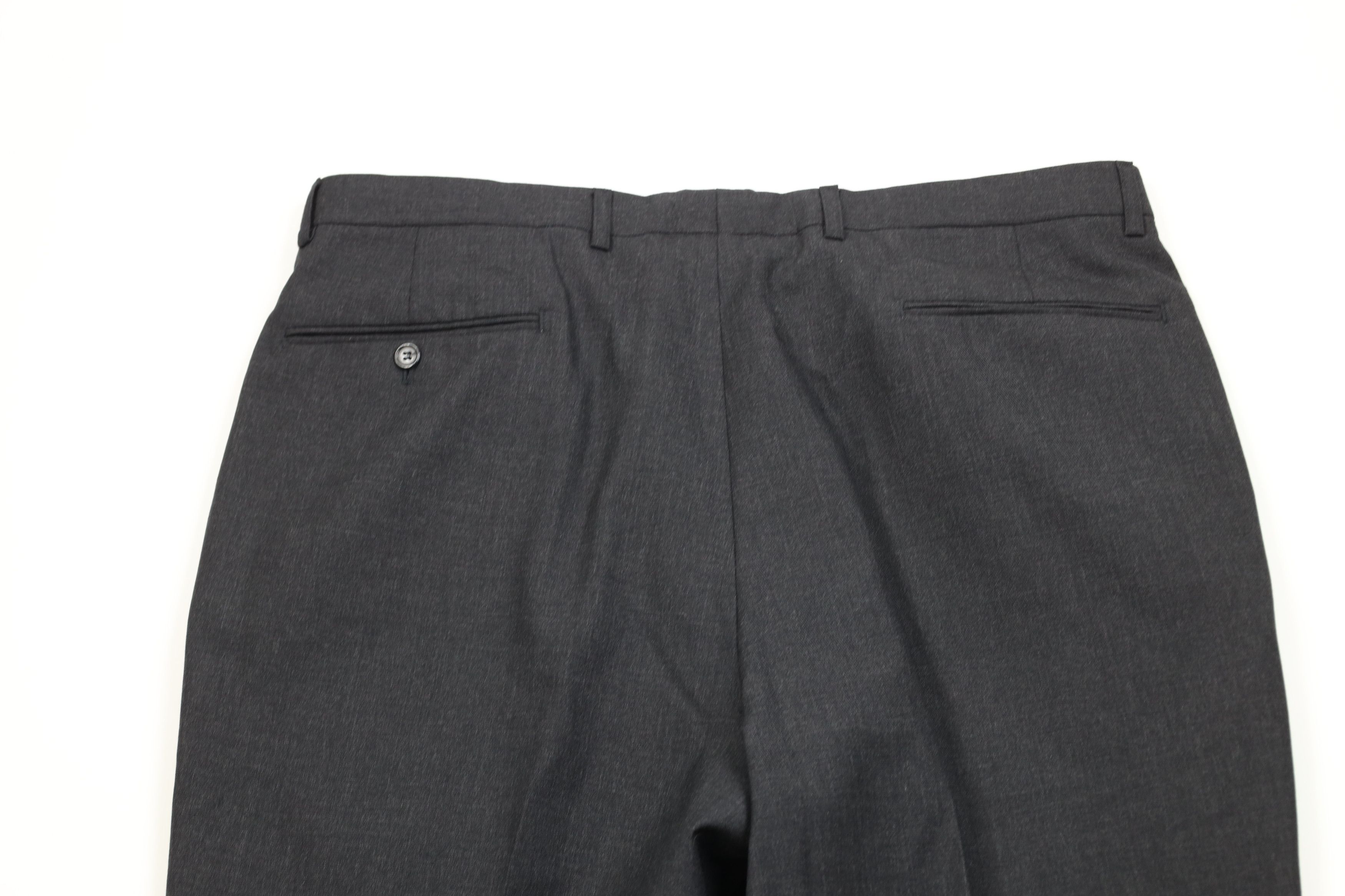 Vintage Vintage 90s Streetwear Wide Leg Chino Pants Charcoal Gray Size US 36 / EU 52 - 11 Thumbnail