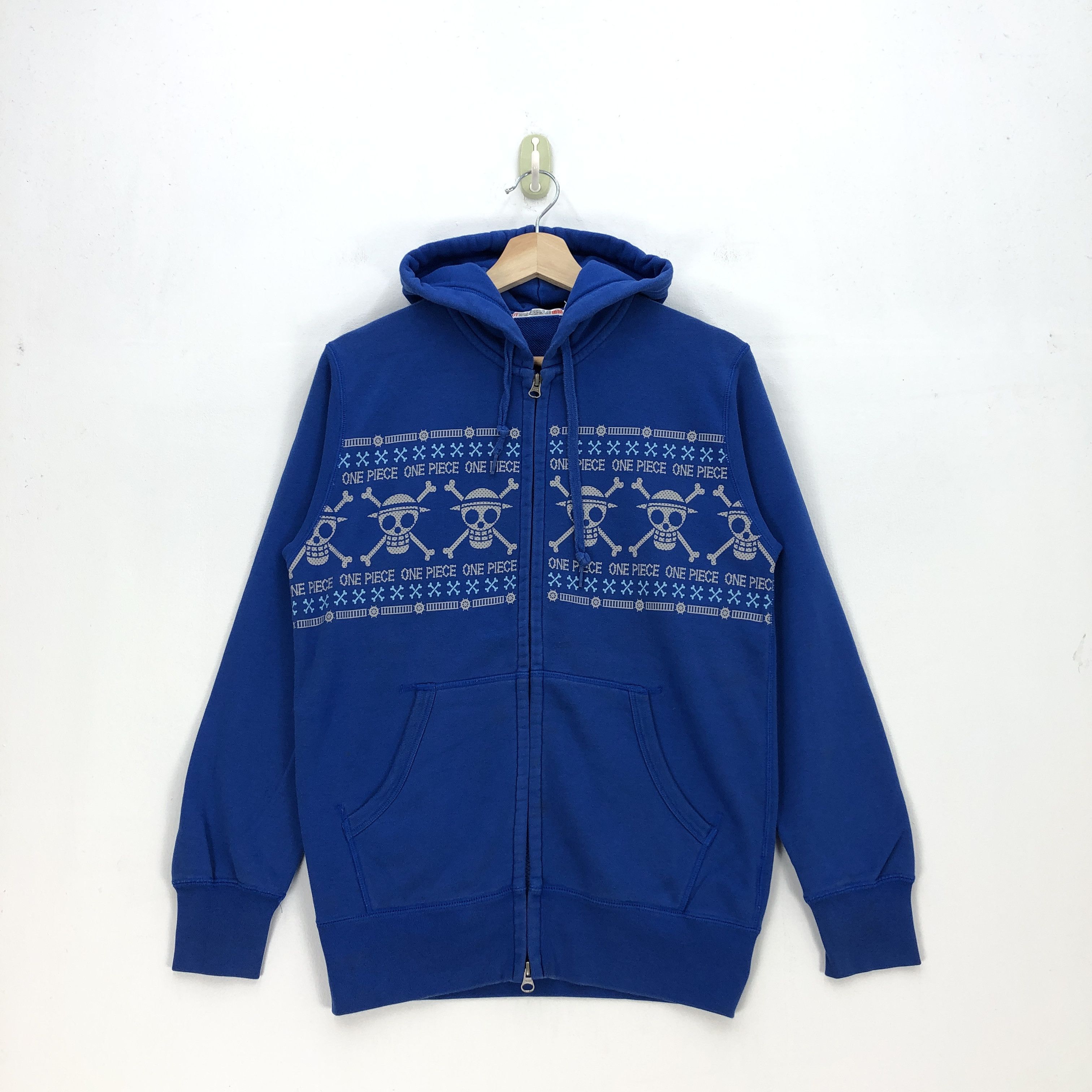 Anime One Piece Sweater Japanese Anime Zipper Sweatshirt Size US M / EU 48-50 / 2 - 1 Thumbnail