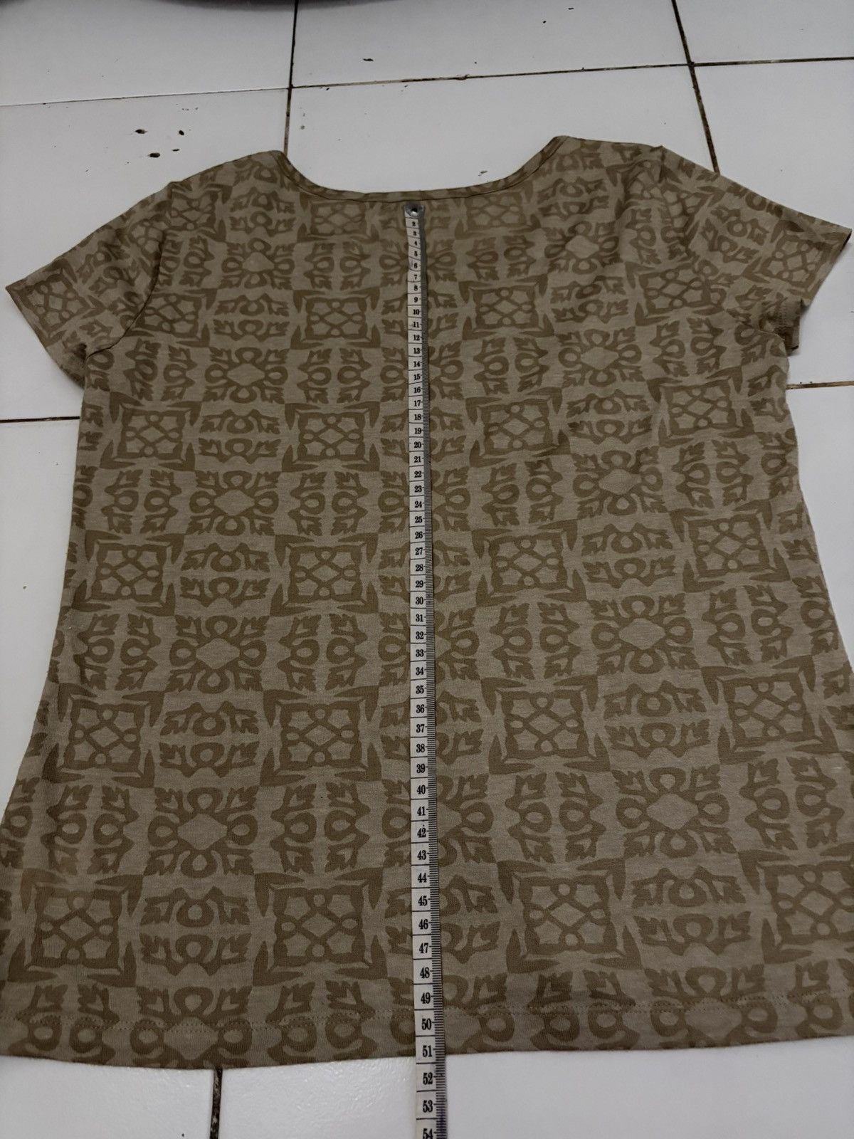 yoshie inaba Yoshie Inaba Tessellated Geometric Pattern T-Shirt Size S / US 4 / IT 40 - 13 Thumbnail