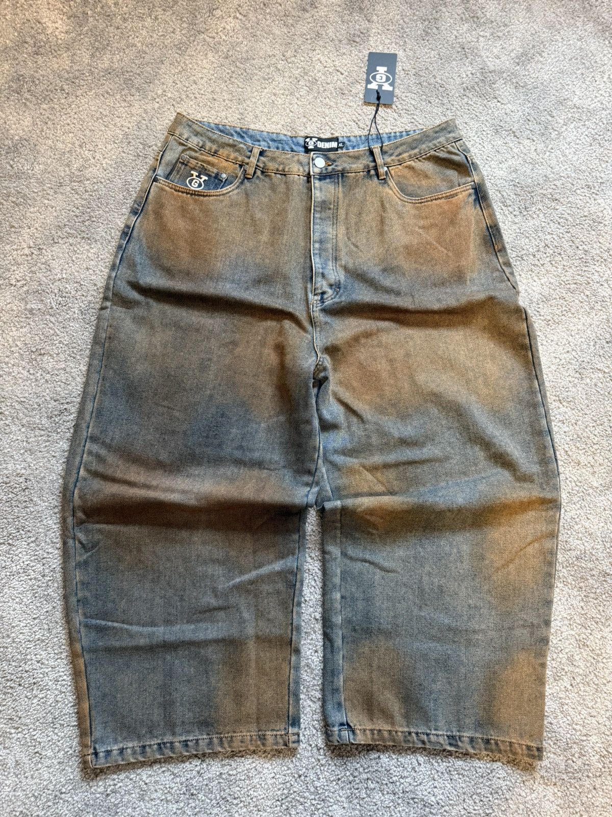Other YG Studios Brown wash baggy denim Size US 36 / EU 52 - 1 Thumbnail