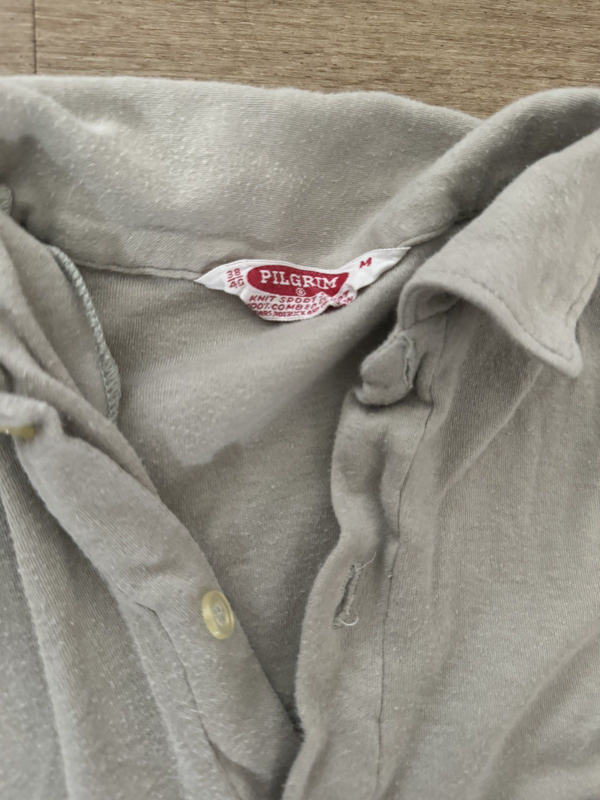 Japanese Brand × Pilgrim Surf + Supply × Vintage Vintage Pilgrim Surf Fitted Short Sleeve Polo Medium Size M / US 6-8 / IT 42-44 - 4 Thumbnail