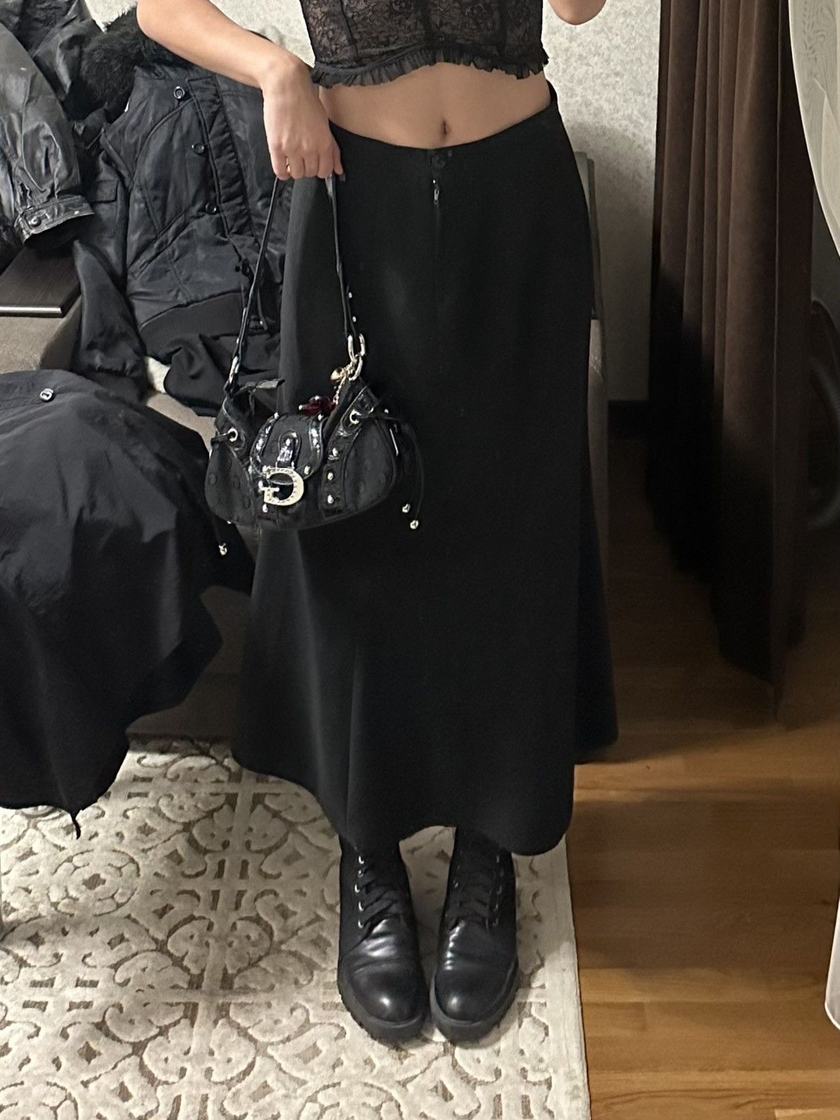 Other Maxi Skirt black Size 22" - 3 Thumbnail