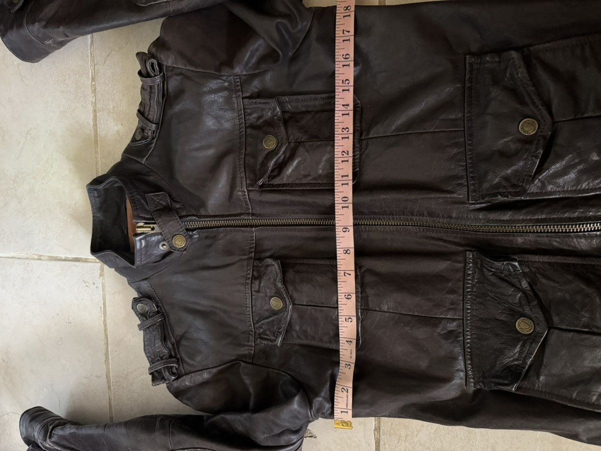 tigha Tigha Buffalo Leather Field Jacket Brown Small Size US S / EU 44-46 / 1 - 13 Thumbnail