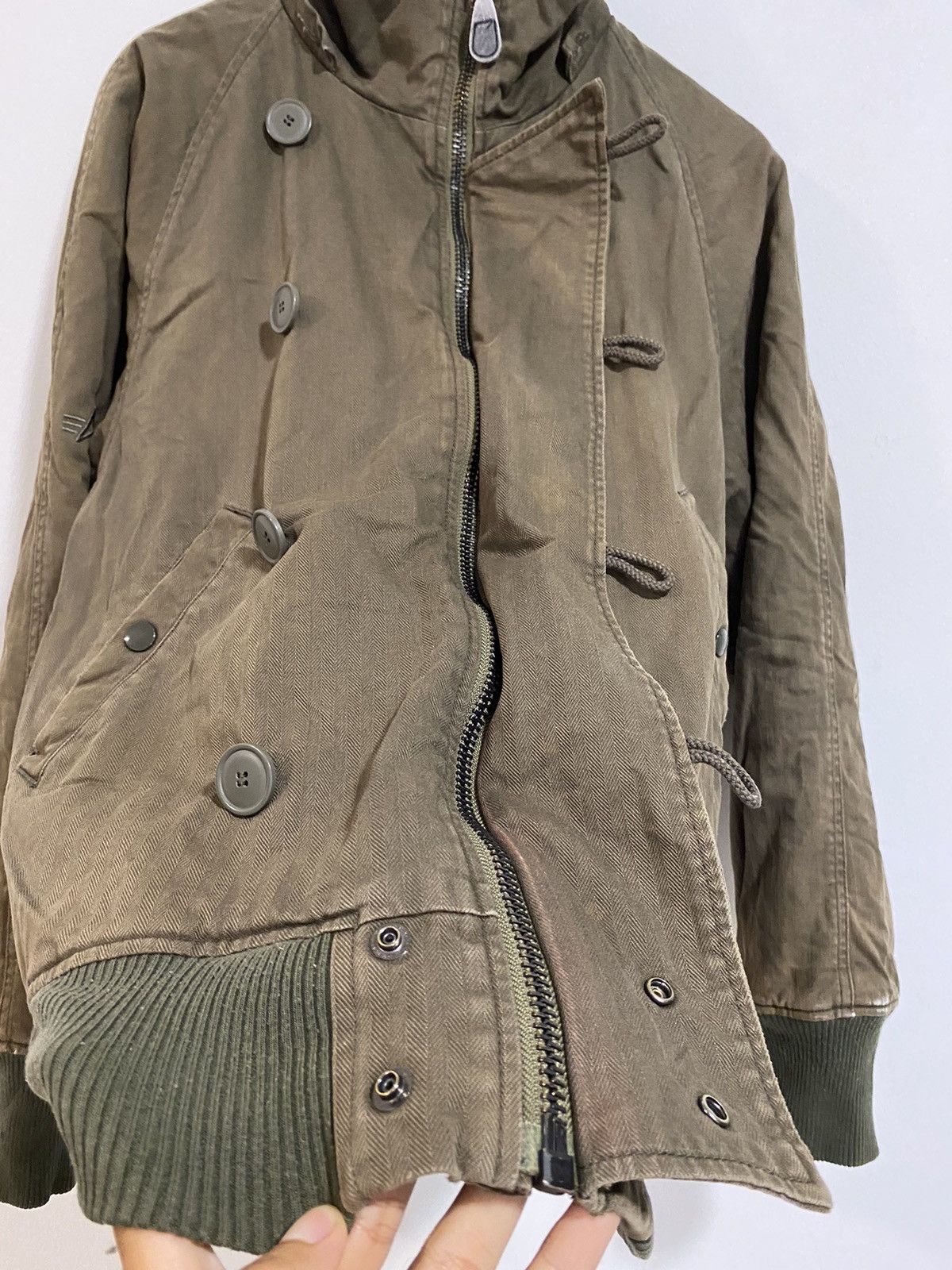 Vintage Rare Alpha Industries Military Jacket