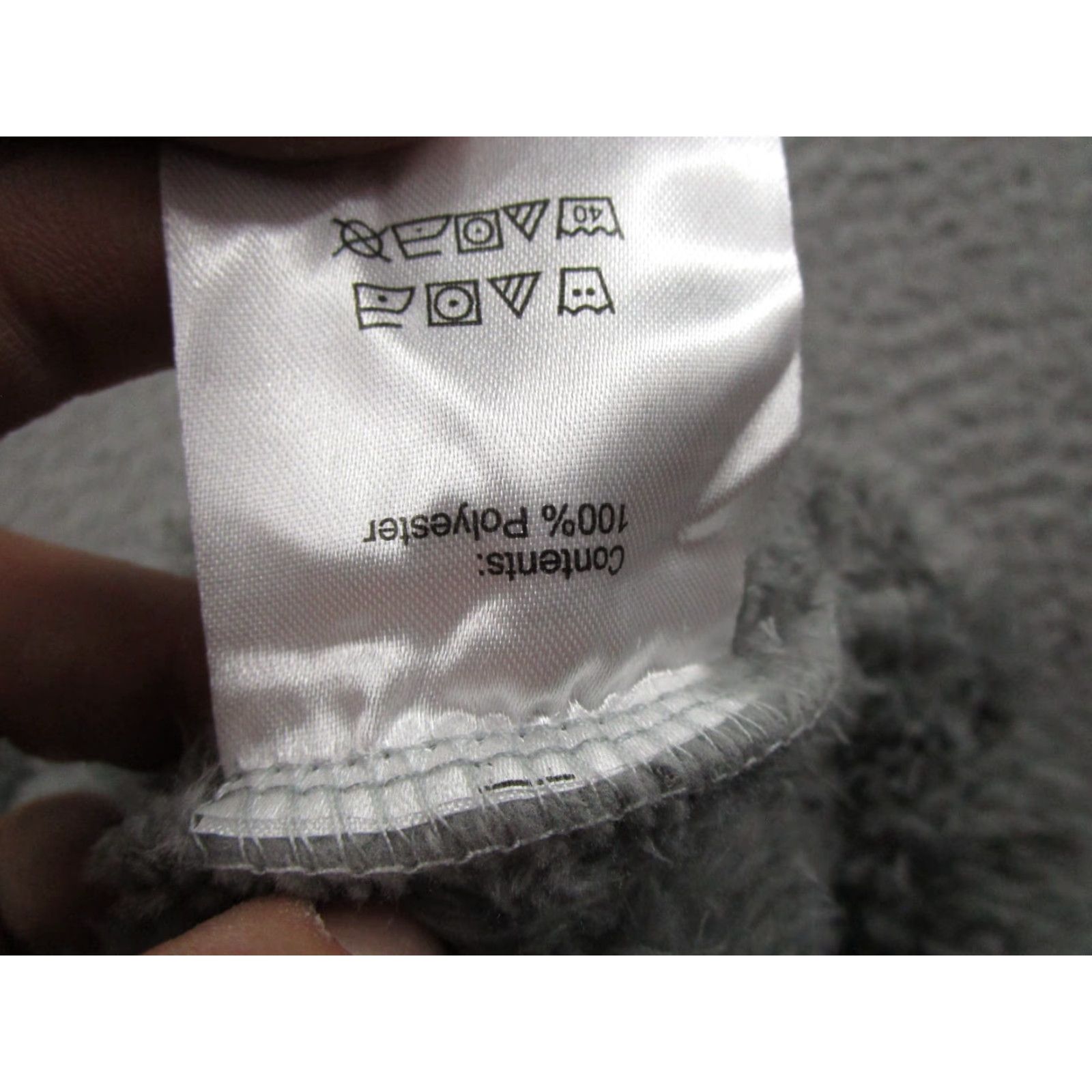 Vintage PJGGZ Women's Sleepwear Fleece Sherpa Faux Fur Pajama Pants Size L Soft Warm Gray Size 36" / US 14 / IT 50 - 3 Thumbnail