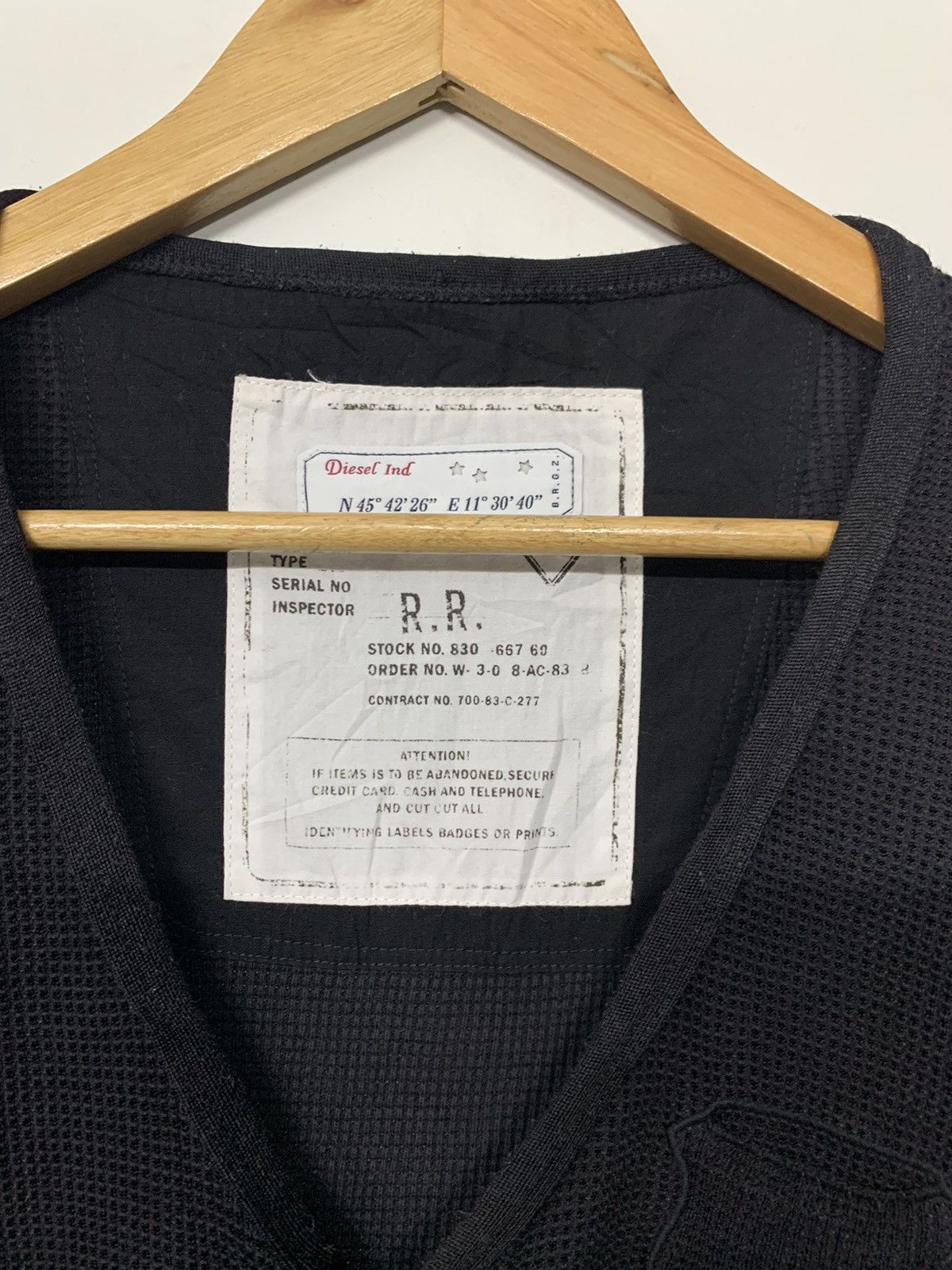 Diesel Rare Diesel Industries Button Ups Cardigan Silod Black Color Size M / US 6-8 / IT 42-44 - 5 Thumbnail