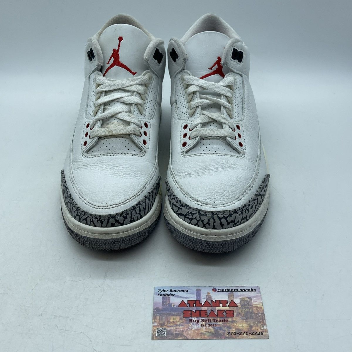 Jordan Brand Air Jordan 3 white cement reimagined Size US 8 / EU 41 - 2 Thumbnail
