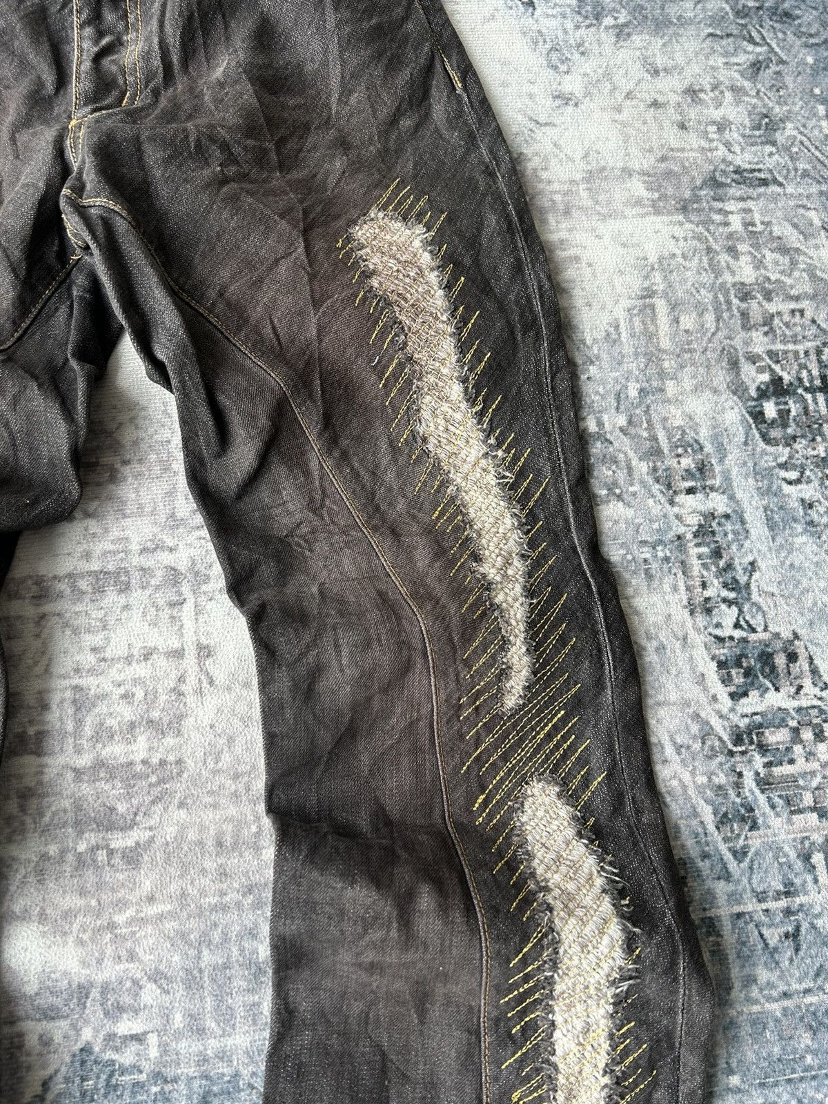 GOSTAR DE FUGA Fuga Super Flared Rockstar Jeans Size US 31 - 9 Thumbnail