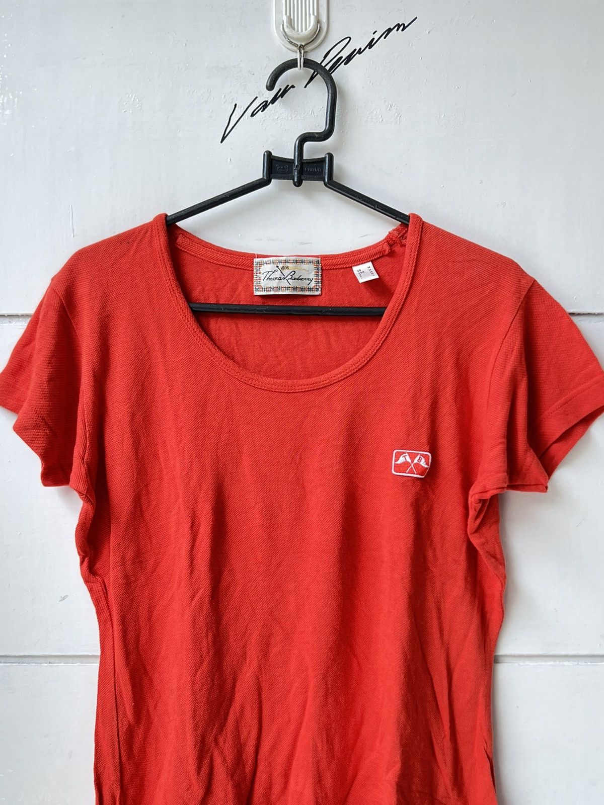 Burberry THOMAS BURBERRY Red T-shirt Size US XS / EU 42 / 0 - 10 Thumbnail