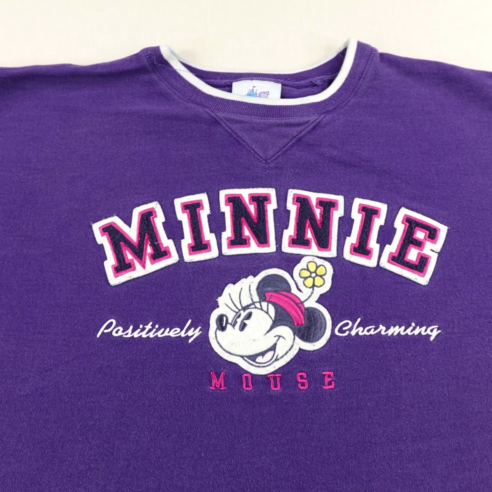 Disney VINTAGE Disney Sweatshirt Womens 2XL Purple Minnie Mouse Crewneck Pullover 90s Cartoon Logo Sweatshirt Womens 2XL Size XXL / US 16-18 / IT 52-54 - 2 Thumbnail