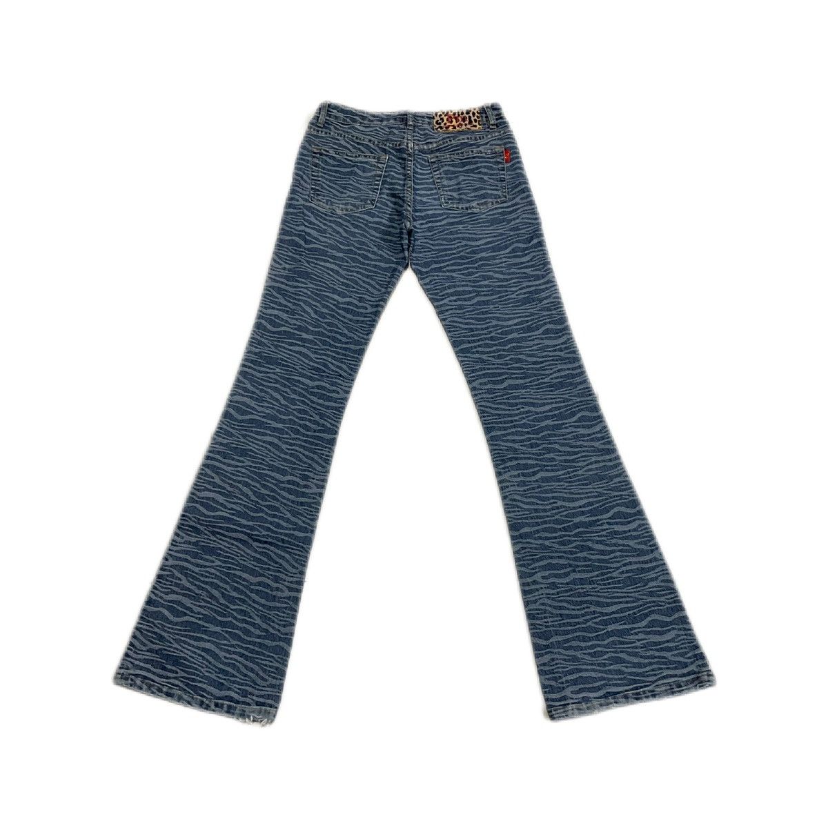 Hysteric Glamour × Japanese Brand × Seditionaries 🔥Sick Y2K Pantomine Flared Denim Tiger Printed Size US 29 - 5 Thumbnail