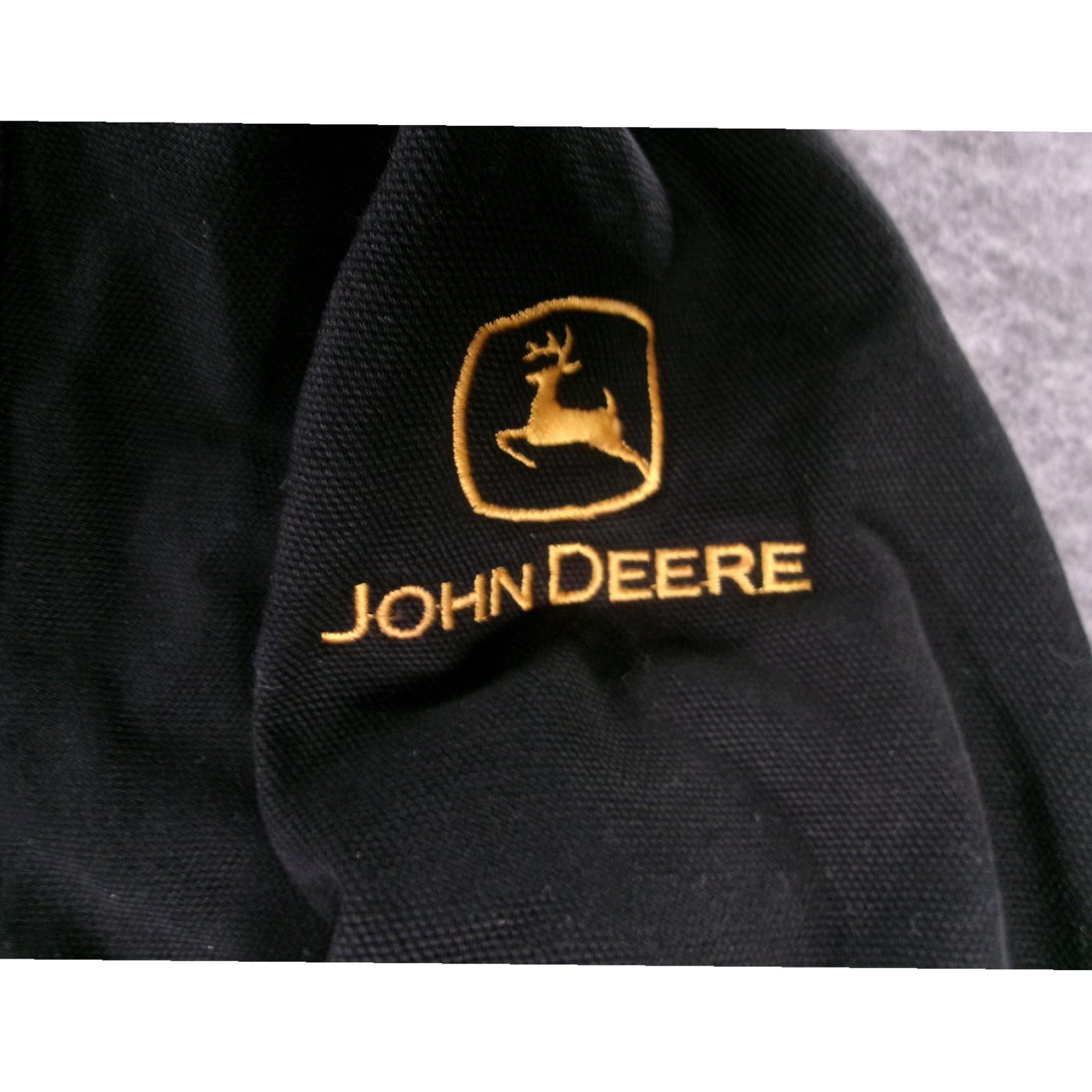 John Deere John Deere Jacket 2XL Black Brown Quilted Mens Chore Workwear Canvas Nor Trax Tri-Mountain﻿ Jacket** Size US XXL / EU 58 / 5 - 4 Thumbnail