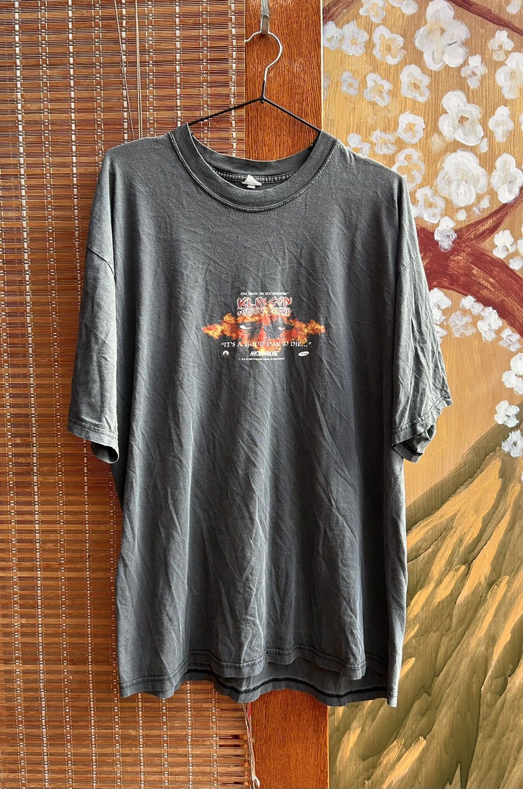 Vintage Vintage 1998 Star Trek Klingon Honor Squad Promo Game Tee Size US XL / EU 56 / 4 - 1 Thumbnail