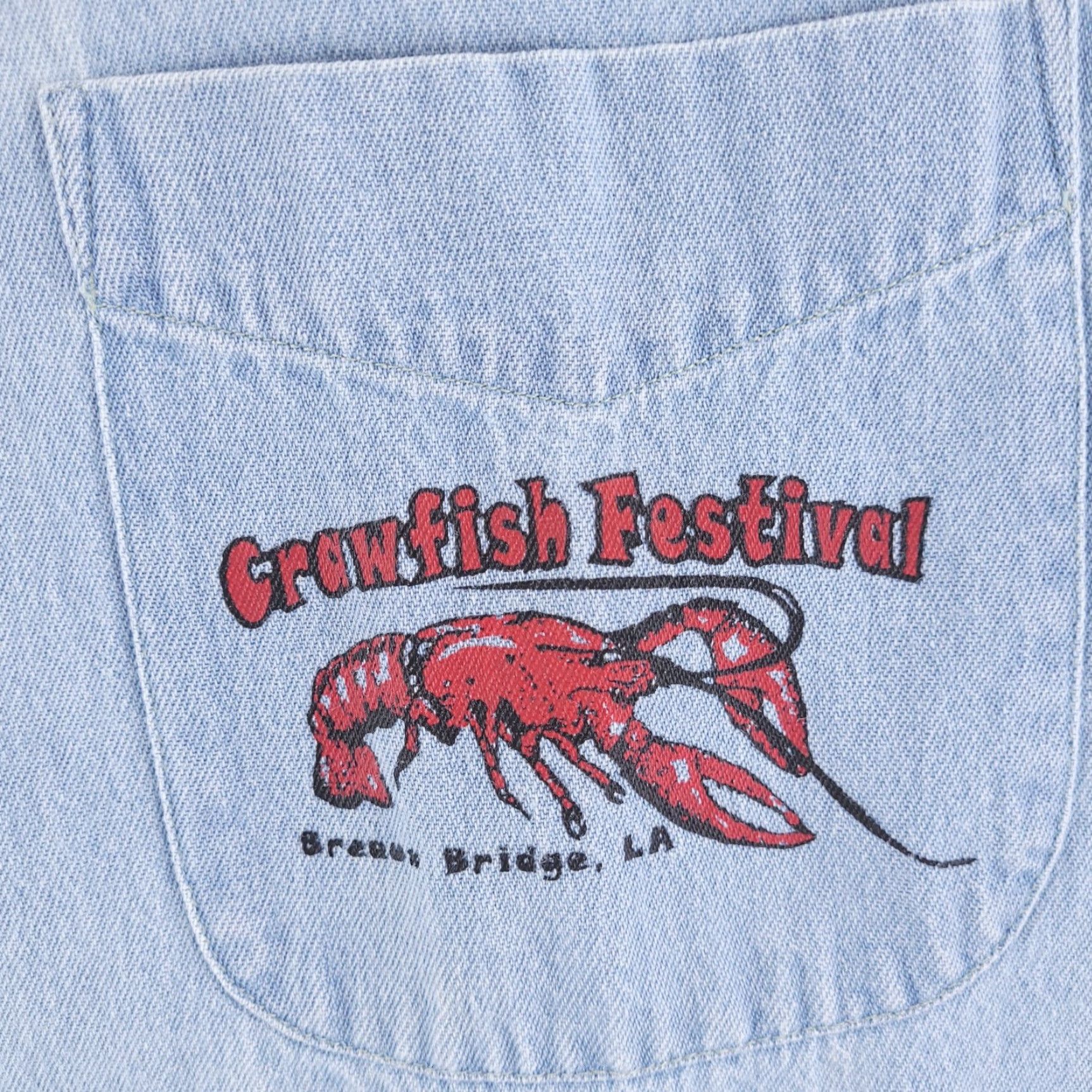 Jerzees VINTAGE Jerzees Shirt Mens XL Denim Long Sleeve Western Jean Crawfish Size US XL / EU 56 / 4 - 2 Thumbnail