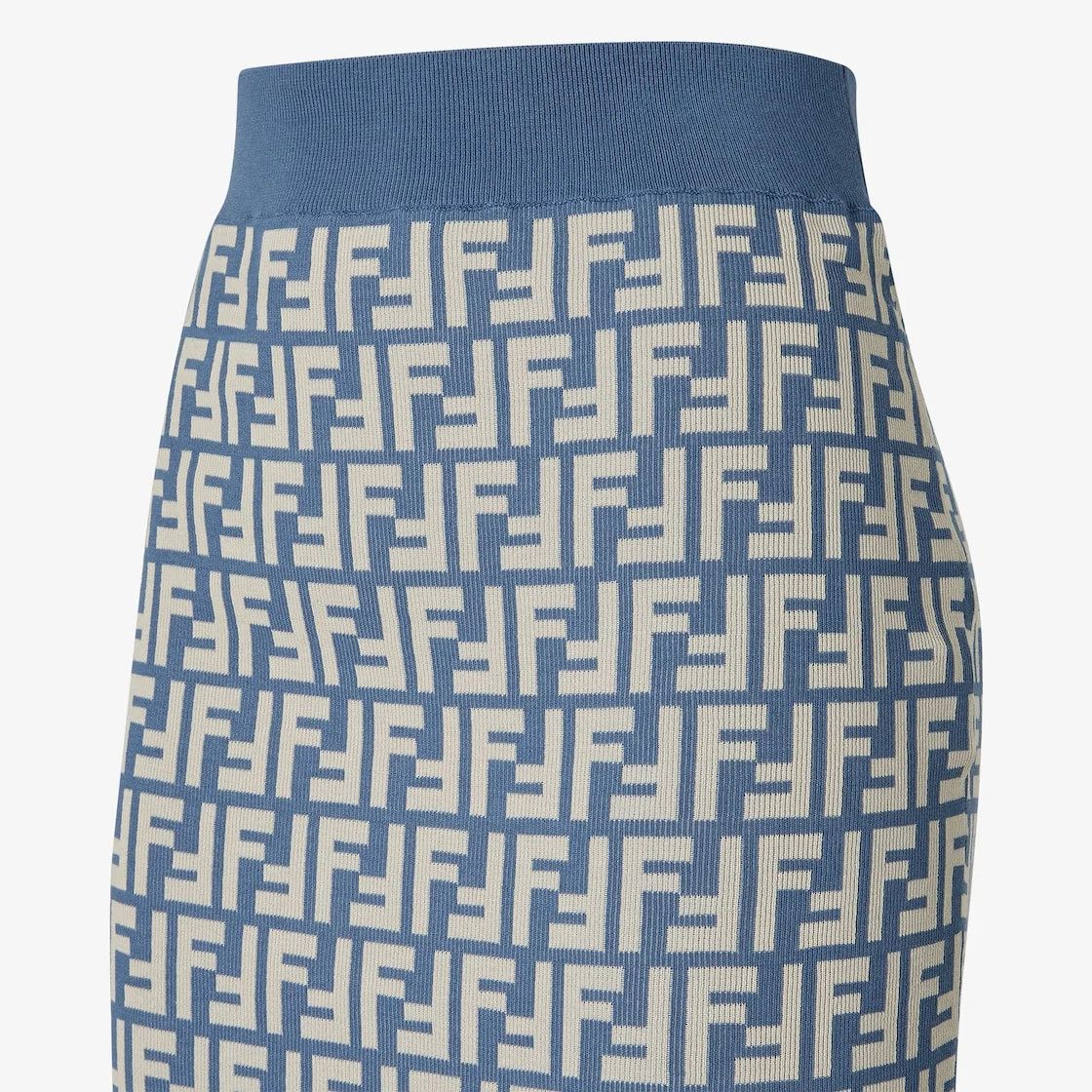 Fendi o1s1wg110326 Skirt in Blue Size 30" / US 8 / IT 44 - 3 Thumbnail