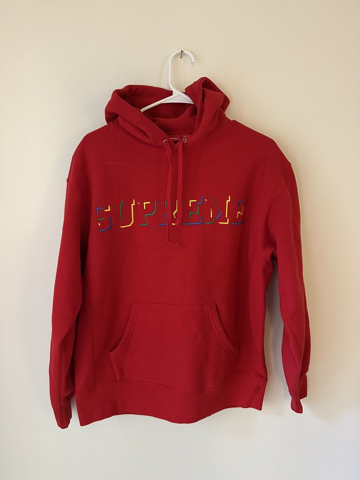 Supreme Supreme Drop Shadow Hooded Sweatshirt Size US S / EU 44-46 / 1 - 1 Thumbnail
