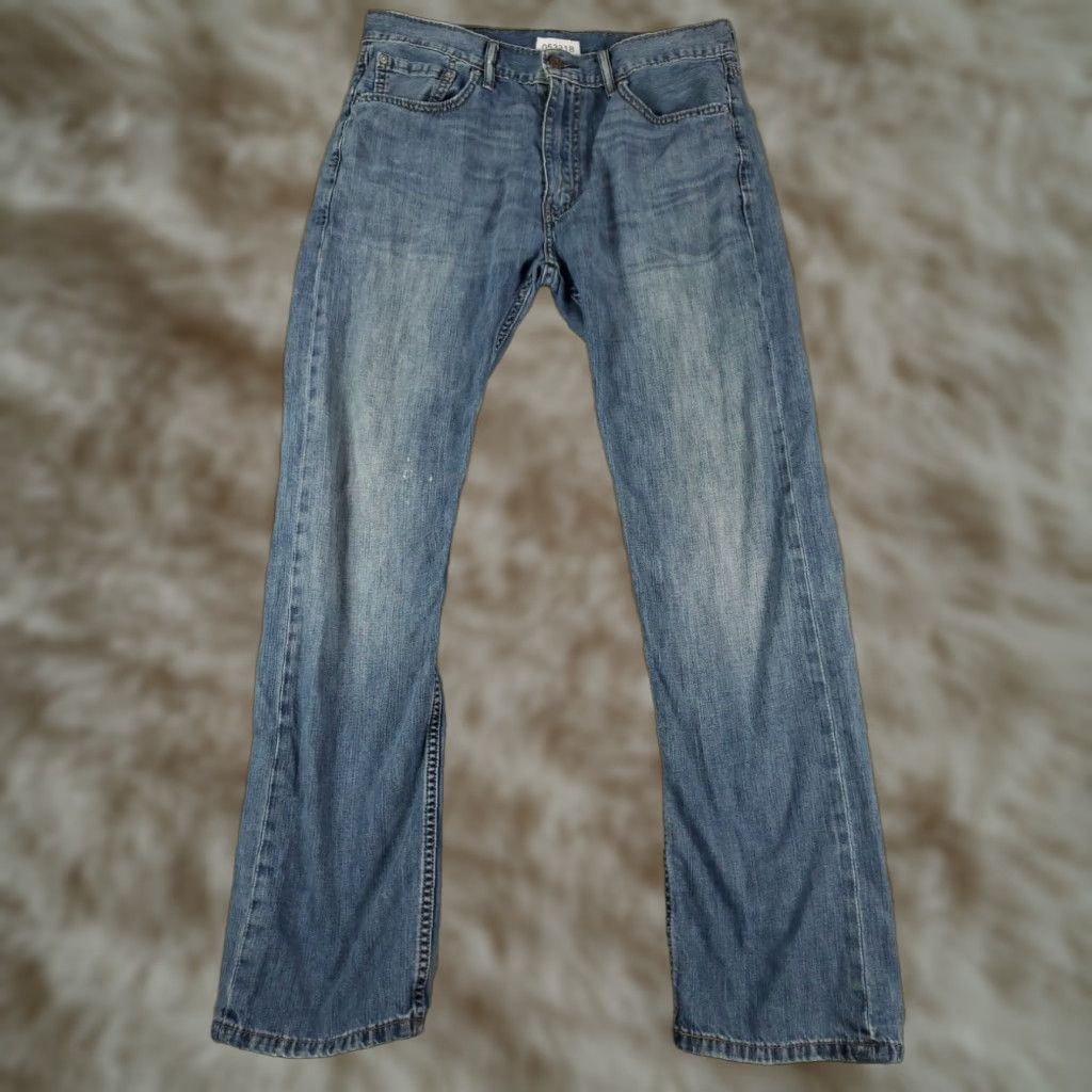 Levi's Levis Mens 505 Straight Leg Jeans Blue 33x30 Casual Denim Pants Size US 33 - 1 Thumbnail