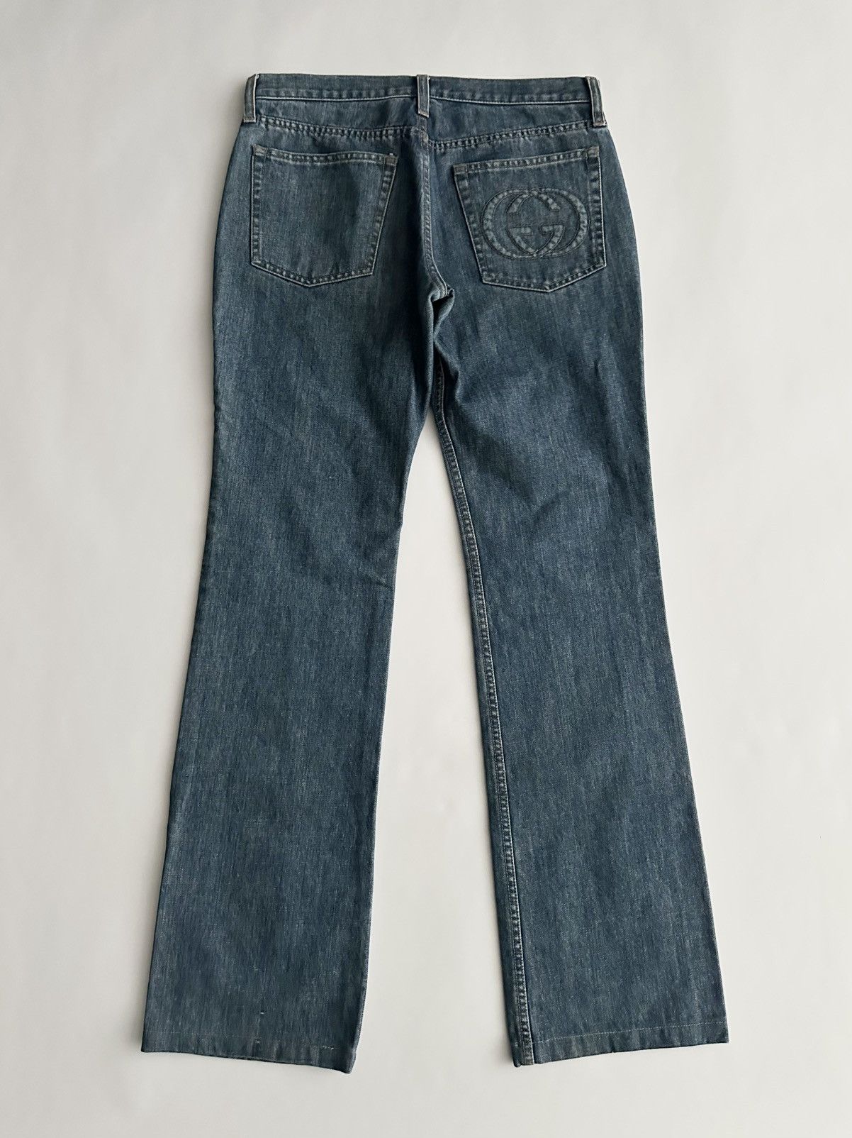 Gucci Gucci by Tom Ford Logo Denim Jeans Size US 29 - 1 Thumbnail