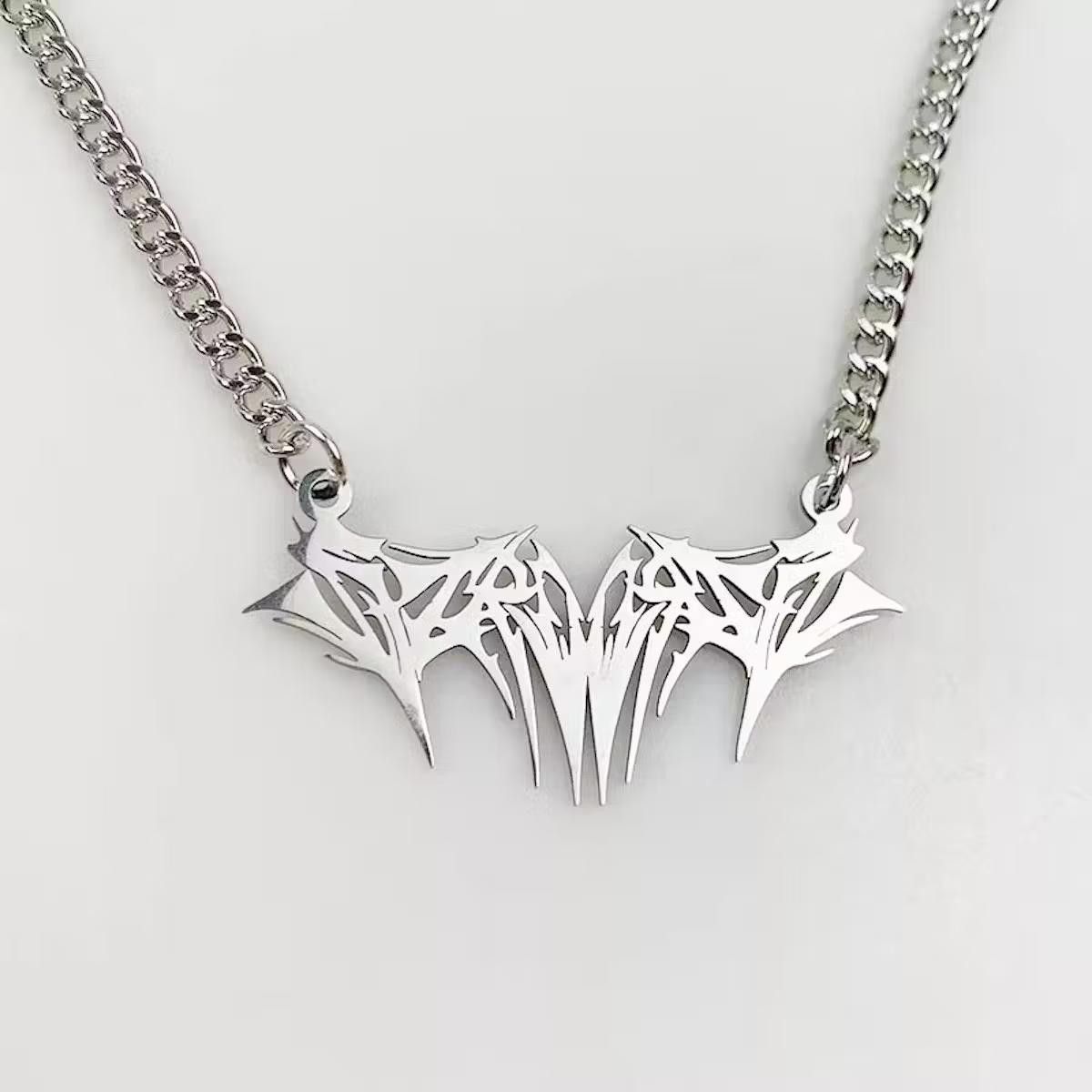 Jewelry y2k Grunge Goth Pendant Necklace Size ONE SIZE - 1 Thumbnail