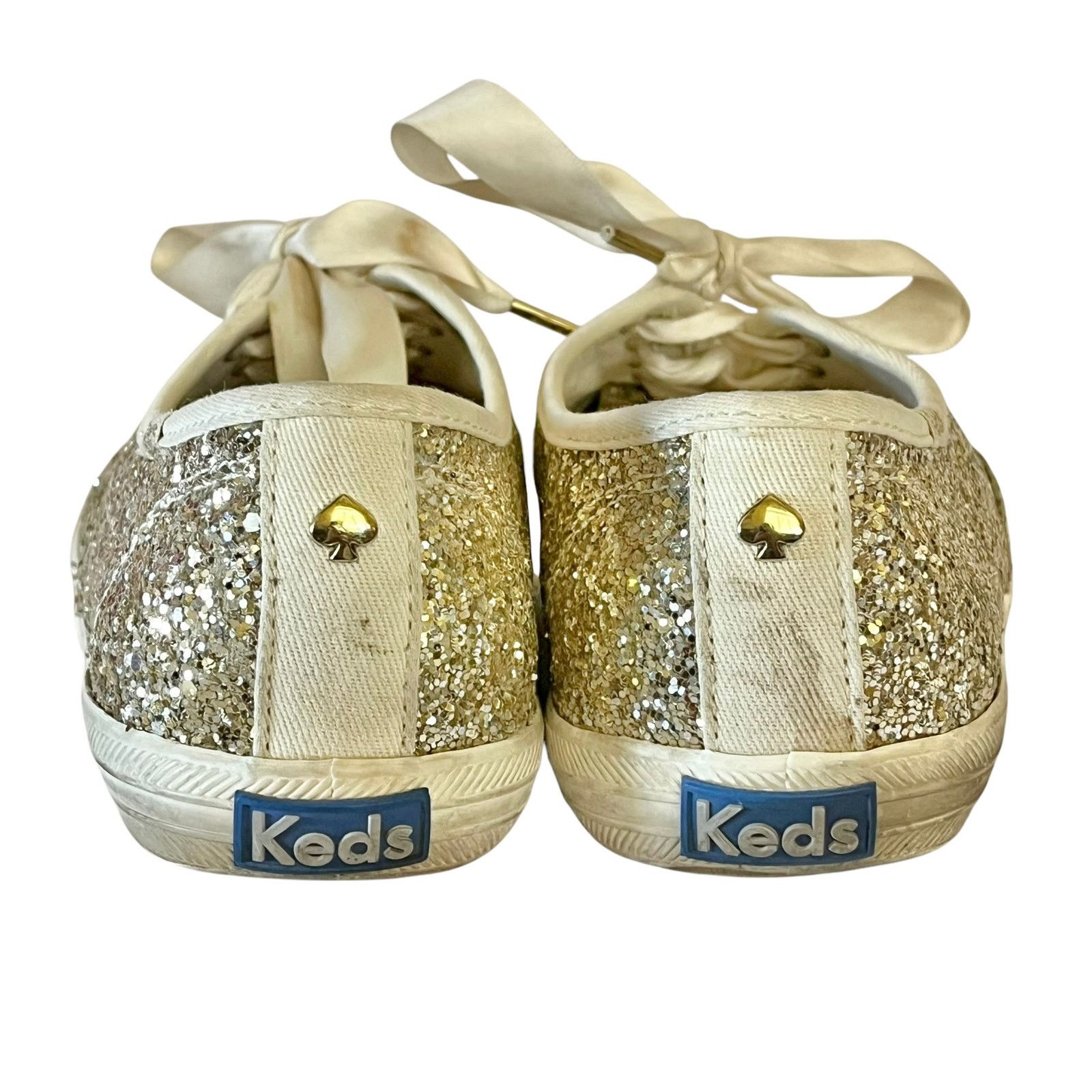 Kate Spade Kate Spade x Keds Champion Gold Glitter Low-Top Sneakers Size US 6 / IT 36 - 7 Thumbnail