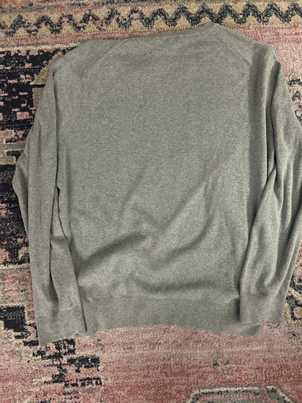 Polo Ralph Lauren Polo Ralph Lauren Pima Cotton V-Neck Sweater Size US XL / EU 56 / 4 - 4 Thumbnail