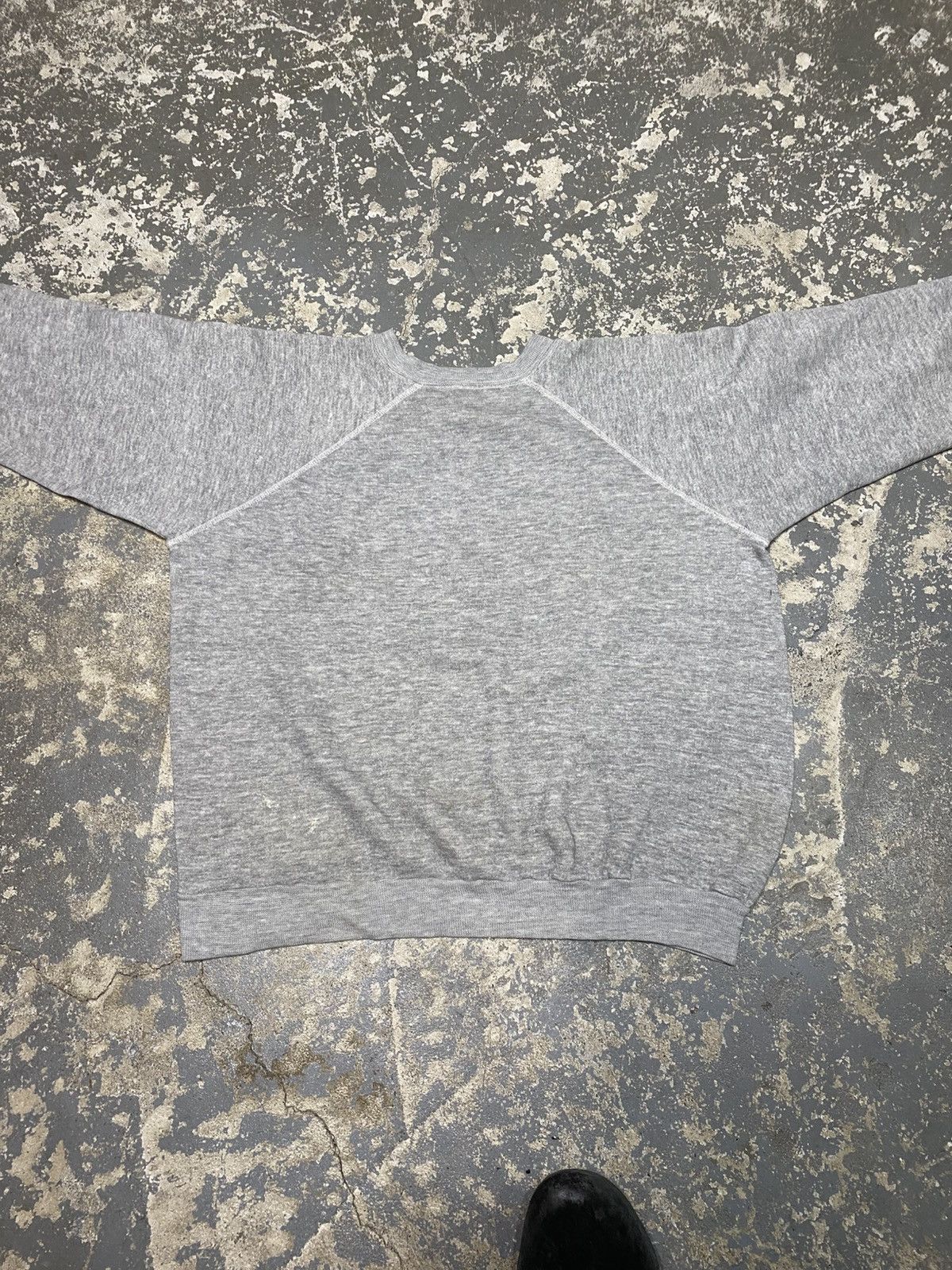 Vintage True Vintage Blank Grey 70s Crewneck Sweatshirt Size US M / EU 48-50 / 2 - 3 Thumbnail