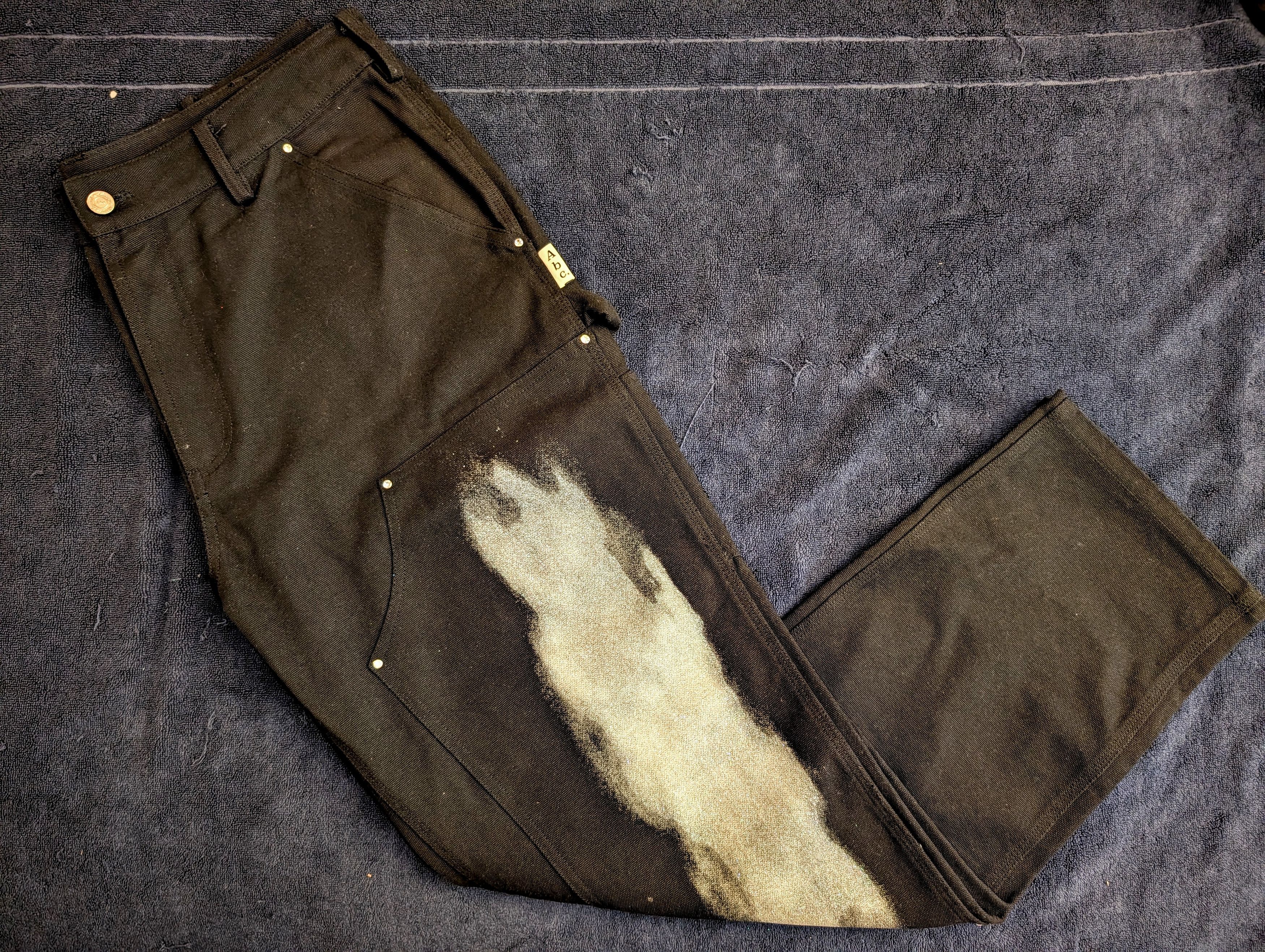 Advisory Board Crystals Advisory Board Crystals Double Knee Glitter Carpenter Pants Size US 36 / EU 52 - 6 Thumbnail