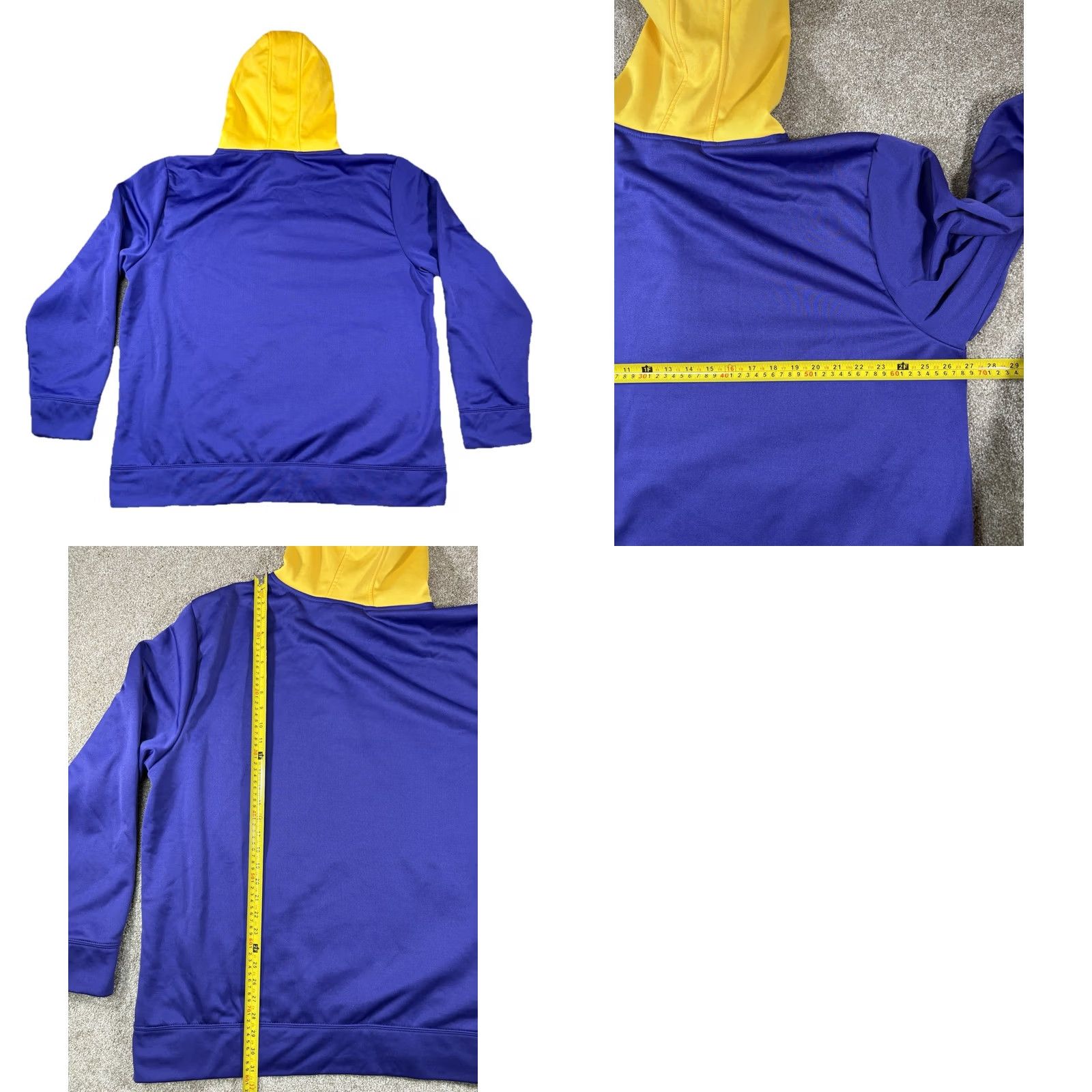 Vintage VINTAGE AND1 Sweatshirt Hoodie Men's XL Purple Gold Fleece Logo Pockets Basketball Size US XL / EU 56 / 4 - 8 Thumbnail