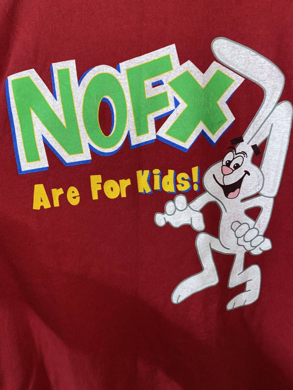 Band Tees × Vintage Vintage 90s NOFX Trix Band Tee Size US L / EU 52-54 / 3 - 4 Thumbnail