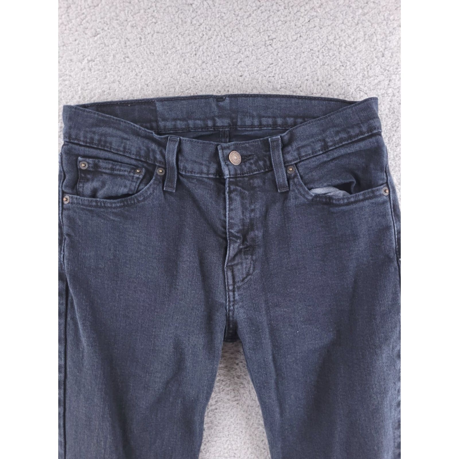Levi's Levi's Jeans Skinny Black 29x32 Men Regular Denim Size US 29 - 2 Thumbnail