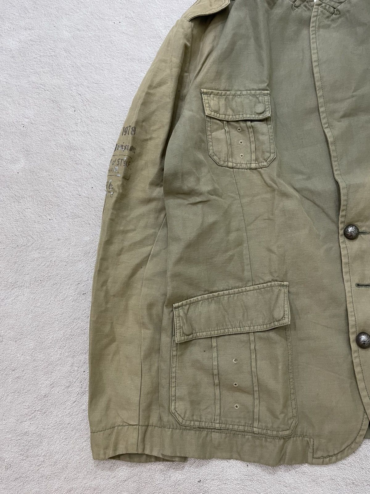 14th Addiction 2000s Diesel Poem Military Field l Olive Utility Cargo Ifsix Size US XXL / EU 58 / 5 - 2 Thumbnail