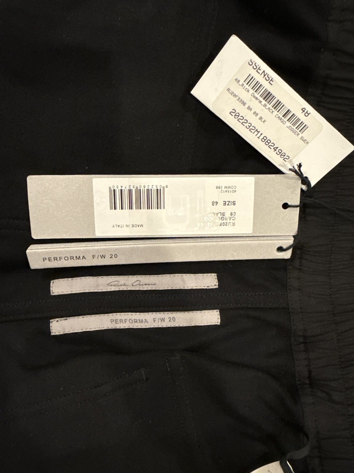 Rick Owens FW 2020 Rick Owens Cargo Jogger Sweatpants Size US 38 / EU 54 - 5 Thumbnail