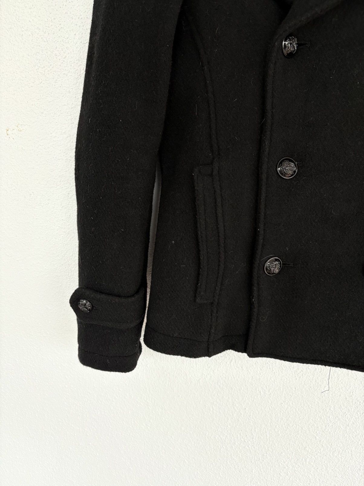 HARE Designer HARE Double Breasted Peacoat Wool Jacket Size US S / EU 44-46 / 1 - 4 Thumbnail