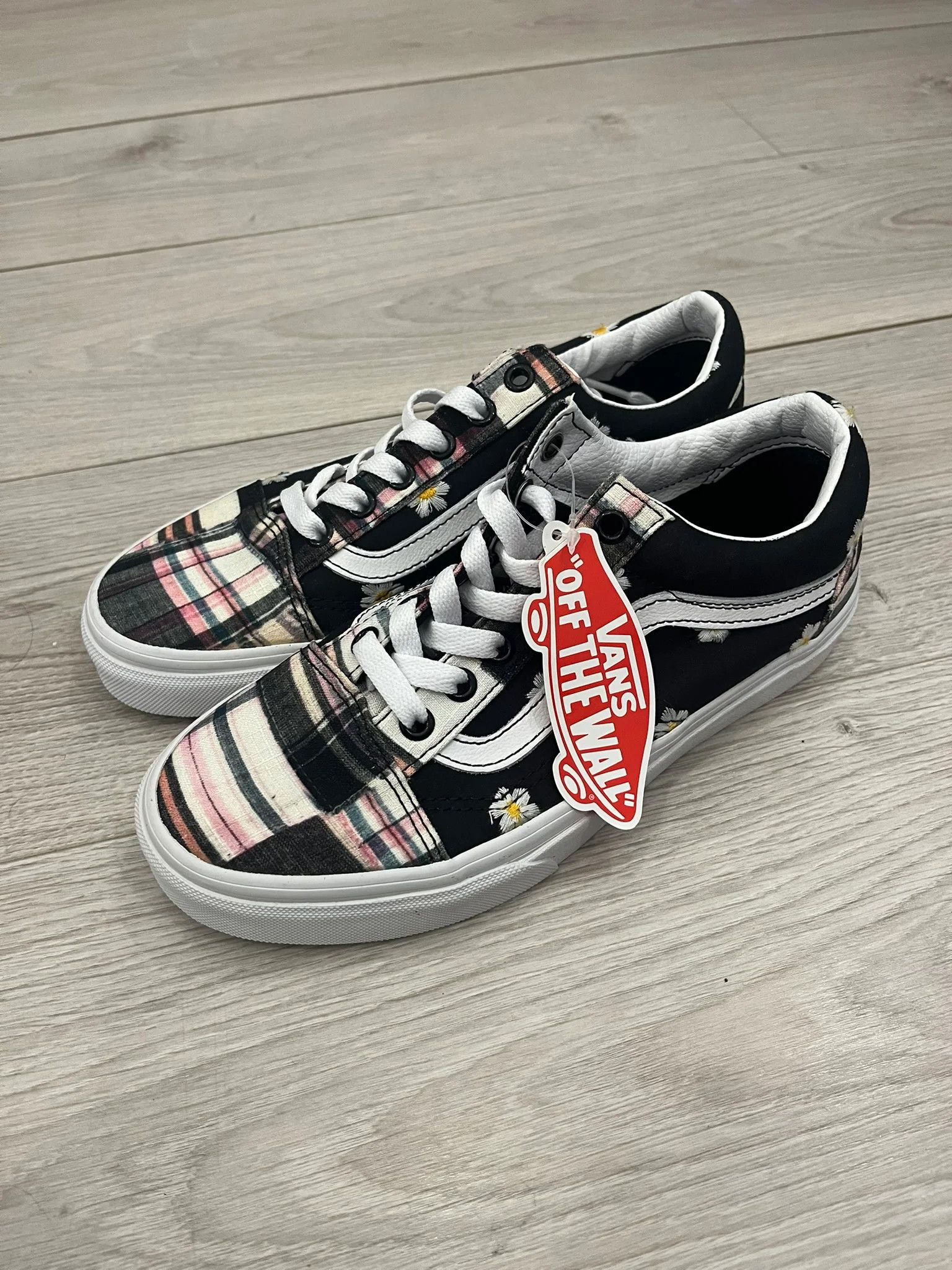 Vans Authentic 28cm 箱付き Floral Plaid Vans Wallpaper Authentic Checkered Floral 'Green White