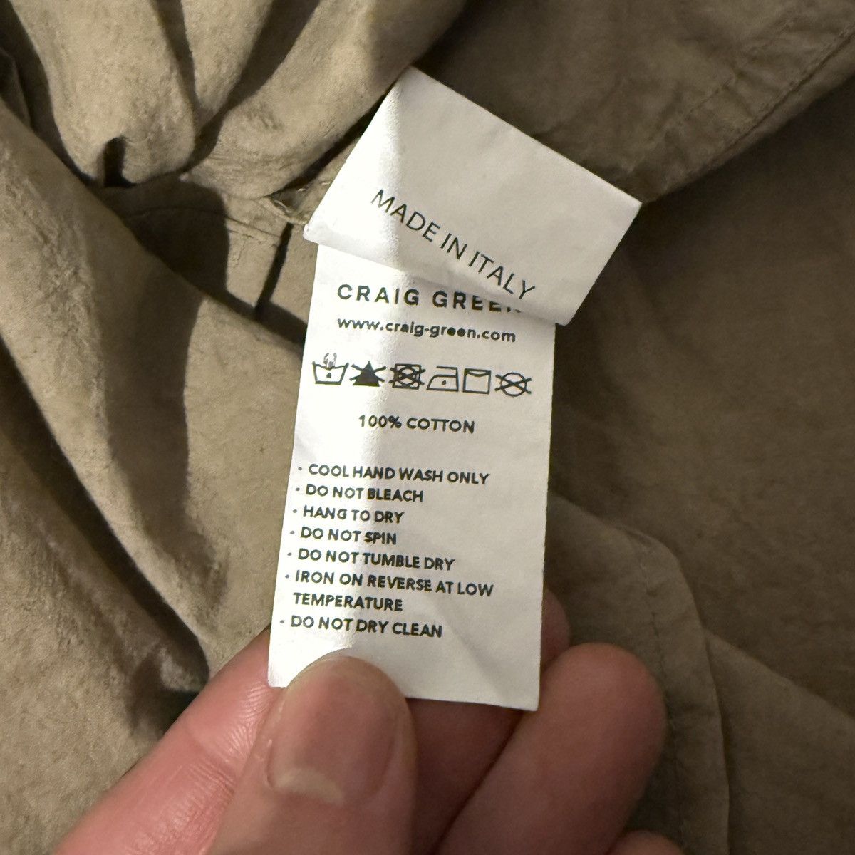 Craig Green Craig Green Laced Worker Shirt Size US L / EU 52-54 / 3 - 6 Thumbnail