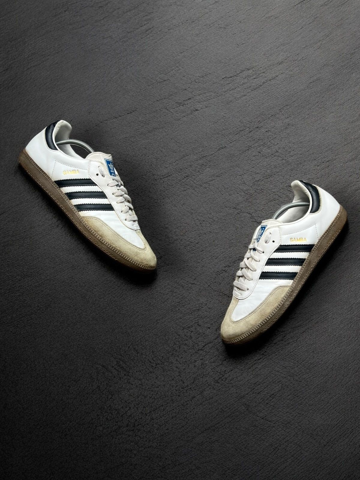 Adidas Adidas Samba OG White Sneakers BW Sport Size US 10 / EU 43 - 1 Thumbnail