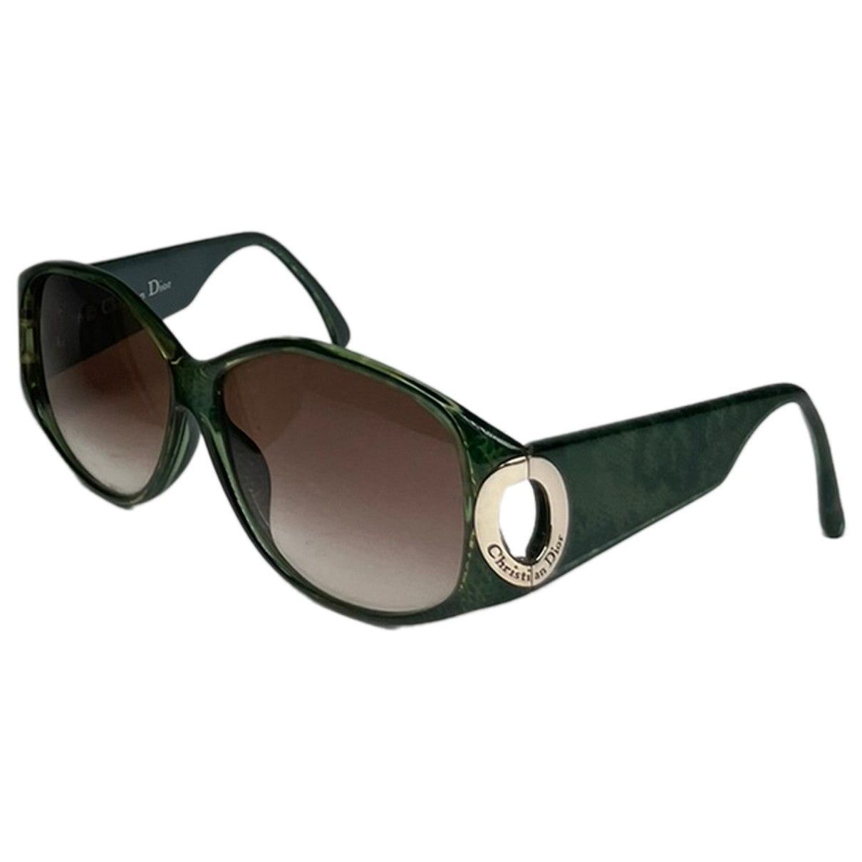 Dior Green Plastic Sunglasses Size ONE SIZE - 1 Thumbnail