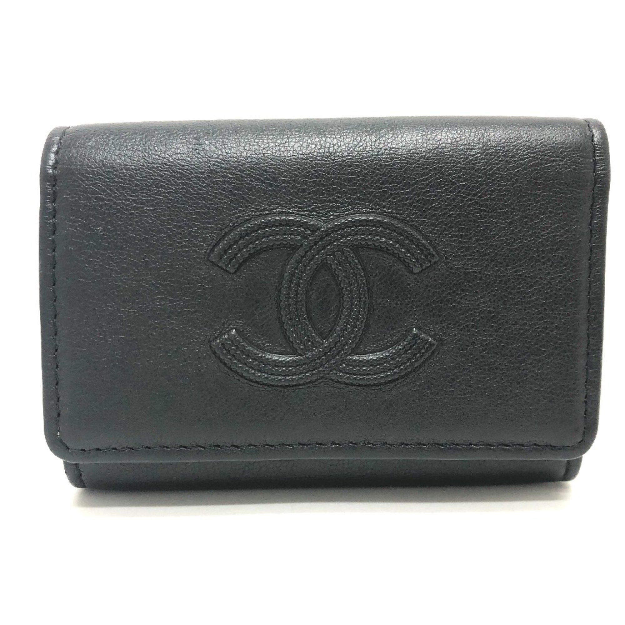 Chanel Chanel CC Mark Key Case Key Case Black GoldHardware Size ONE SIZE - 1 Thumbnail