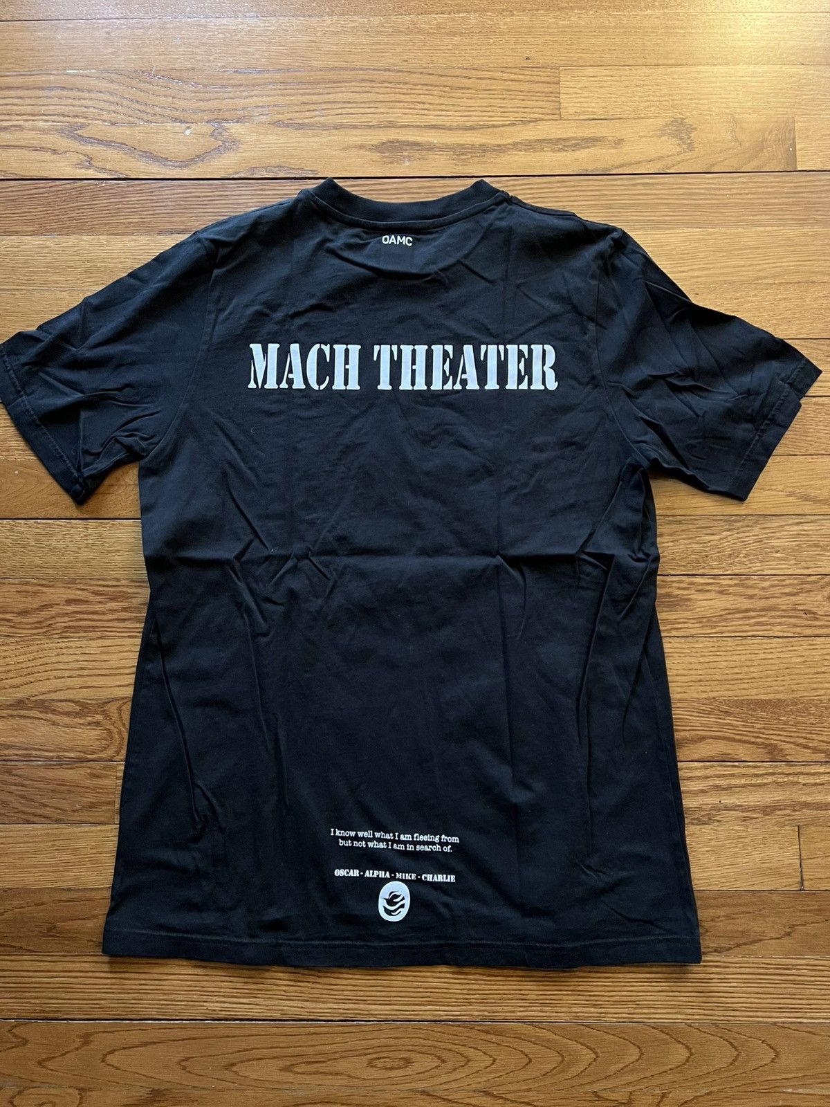 OAMC OAMC Mach Theater Dove Painting T Shirt Black size L Size US L / EU 52-54 / 3 - 6 Thumbnail