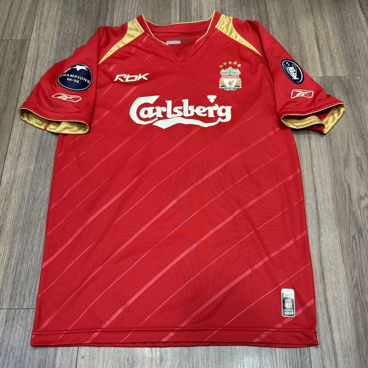 Reebok Liverpool 05/06 champions league home shirt #8 Gerrard Size US S / EU 44-46 / 1 - 1 Thumbnail