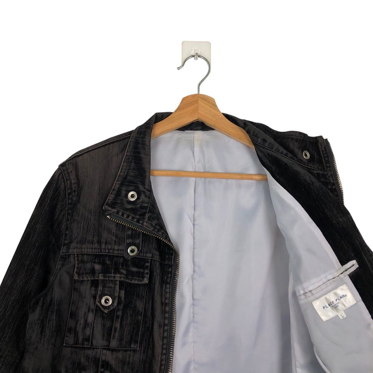 Japanese Brand 🔥RARE TRUCKER DENIM JACKET PLACE PLAN JAPAN ISSEY MIYAKE Size US L / EU 52-54 / 3 - 9 Thumbnail