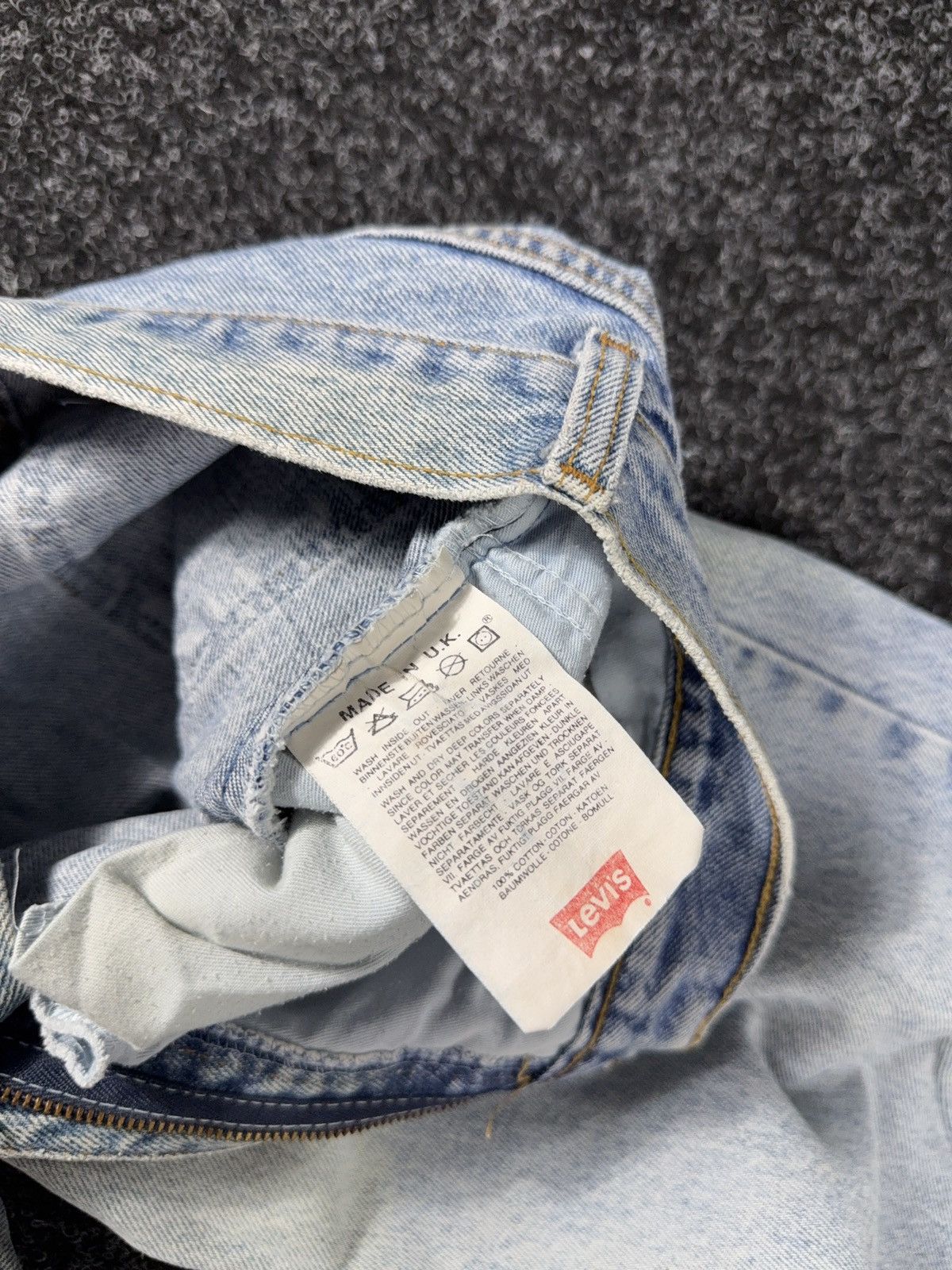 Levi's Vintage Clothing Vintage Levi’s 615 Distressed Faded Orange Tab Retro Jeans Size US 32 / EU 48 - 10 Thumbnail