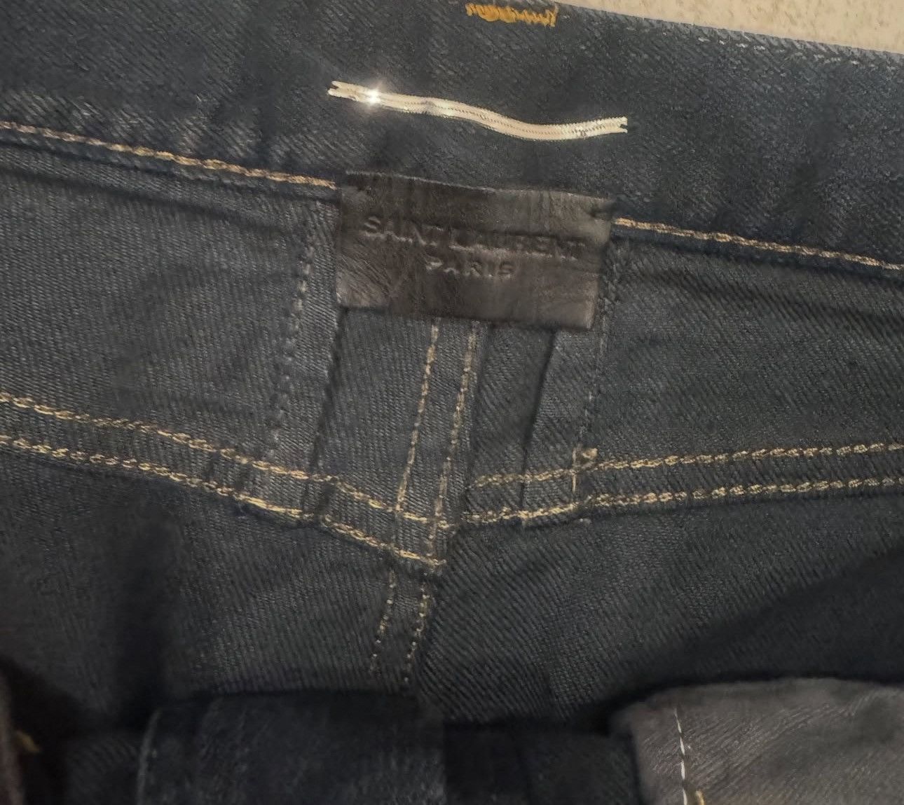 Saint Laurent Paris Saint laurent paris Black chain denim Size US 32 / EU 48 - 3 Thumbnail