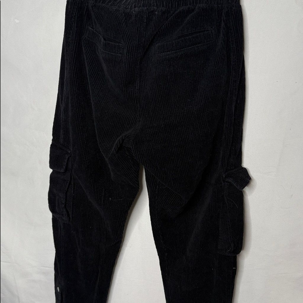MNML MNML corduroy snap II elastic waist cargo black pants sz Lg Size US 36 / EU 52 - 6 Thumbnail