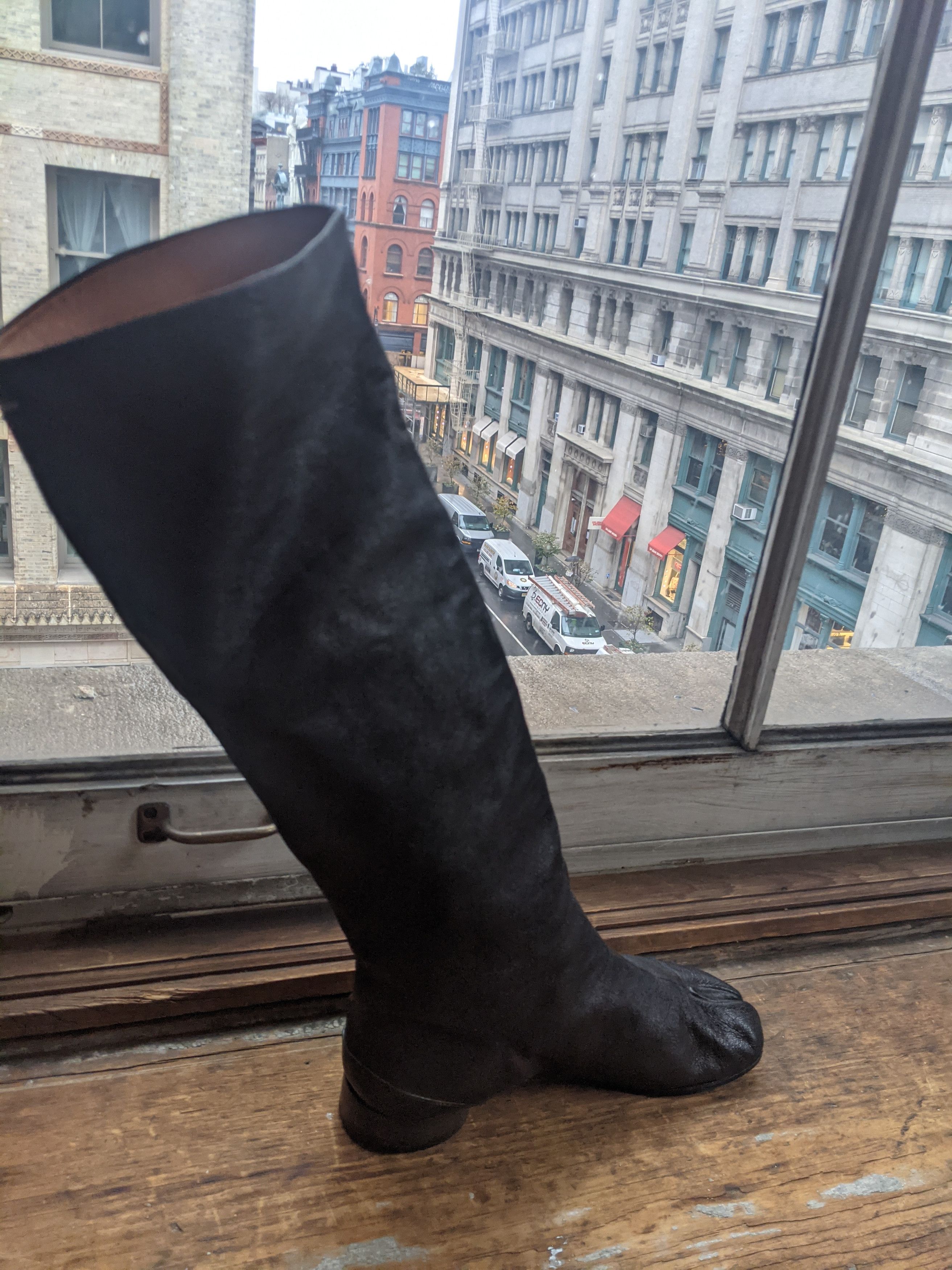 Maison Margiela Knee High Margiela TABI Black Boots Size US 9 / IT 39 - 5 Thumbnail
