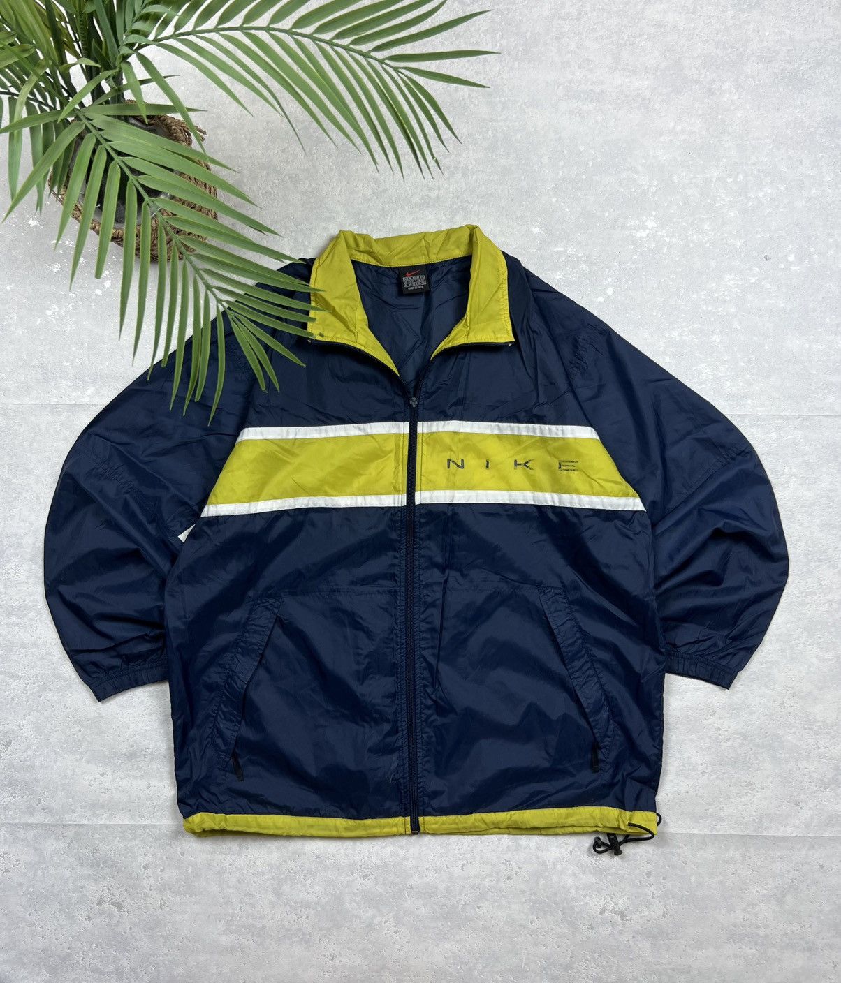 Nike 90s Nike Double Logo Vintage Y2K Oversized Nylon Jacket Size US L / EU 52-54 / 3 - 1 Thumbnail