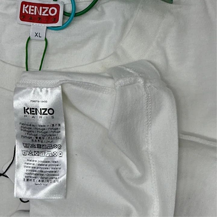 Kenzo KENZO Letter Print Crew Neck T-Shirt for Men -2507 Size US XL / EU 56 / 4 - 3 Thumbnail